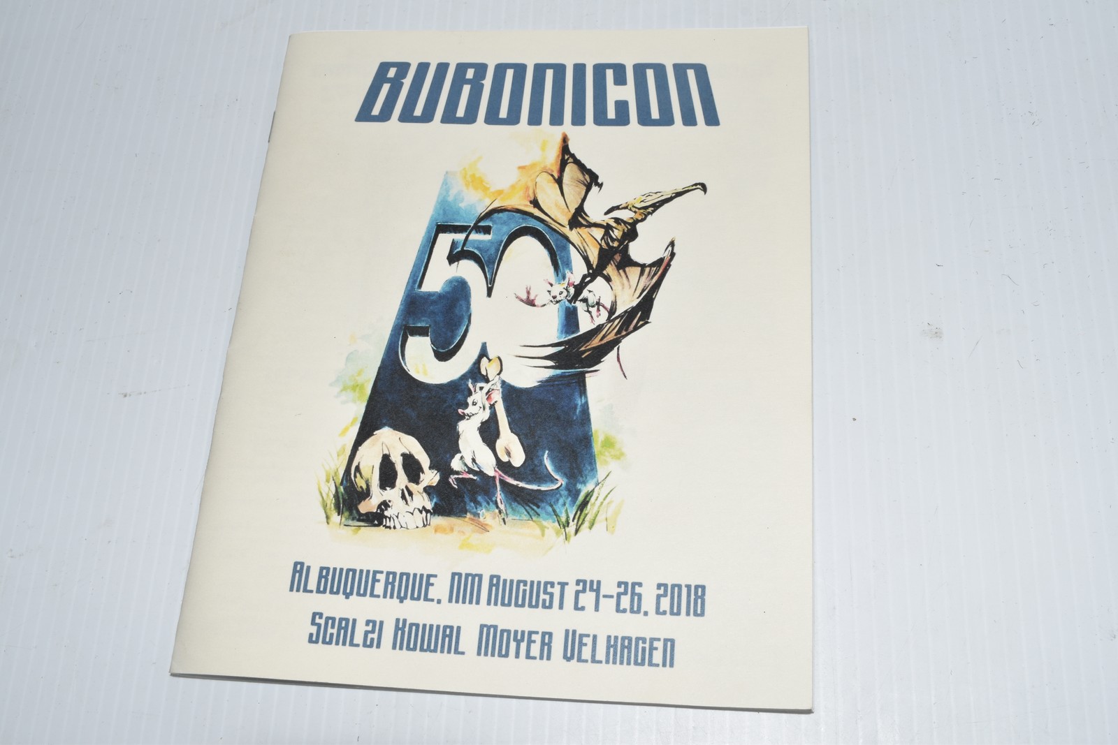 BUBONICON PROGRAM SCIFI CONFERENCE  VINTAGE 50TH ANNIVERSARY 2018 (RPB1180)