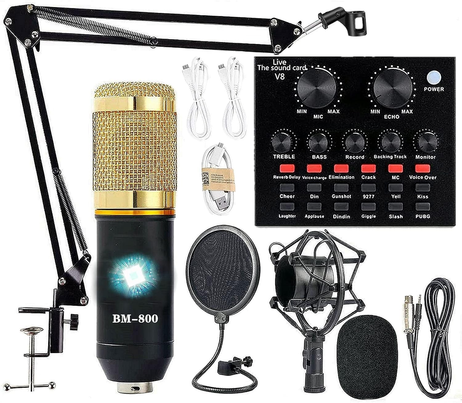 Complete Podcast Equipment Set - Versatile Streaming Tool for YouTube & TikTok