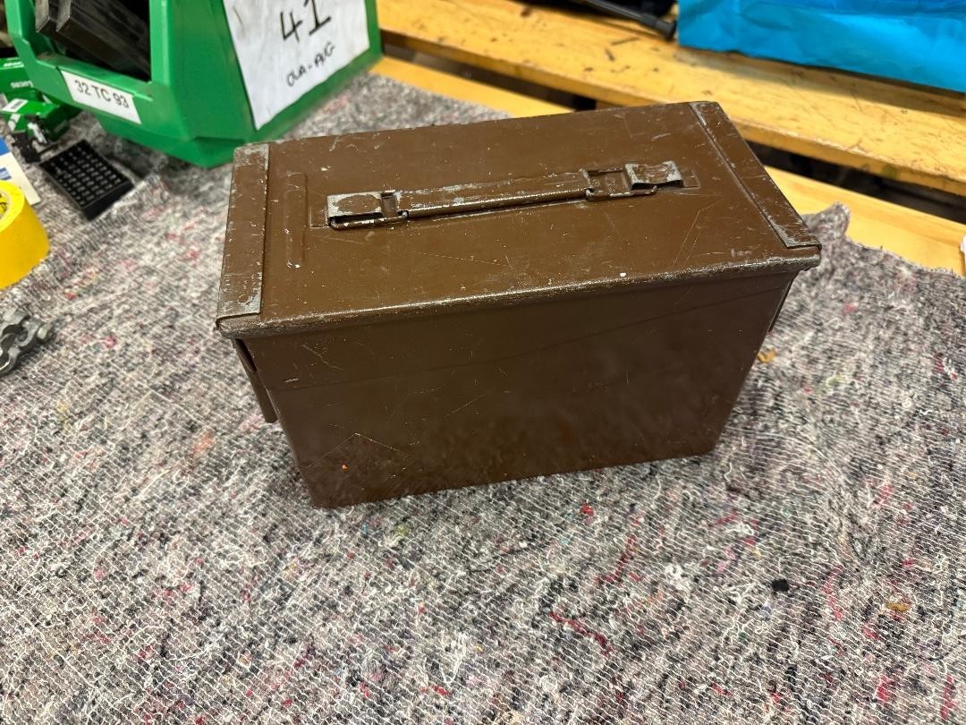 British Military Ammo box. BAOR COLD WAR