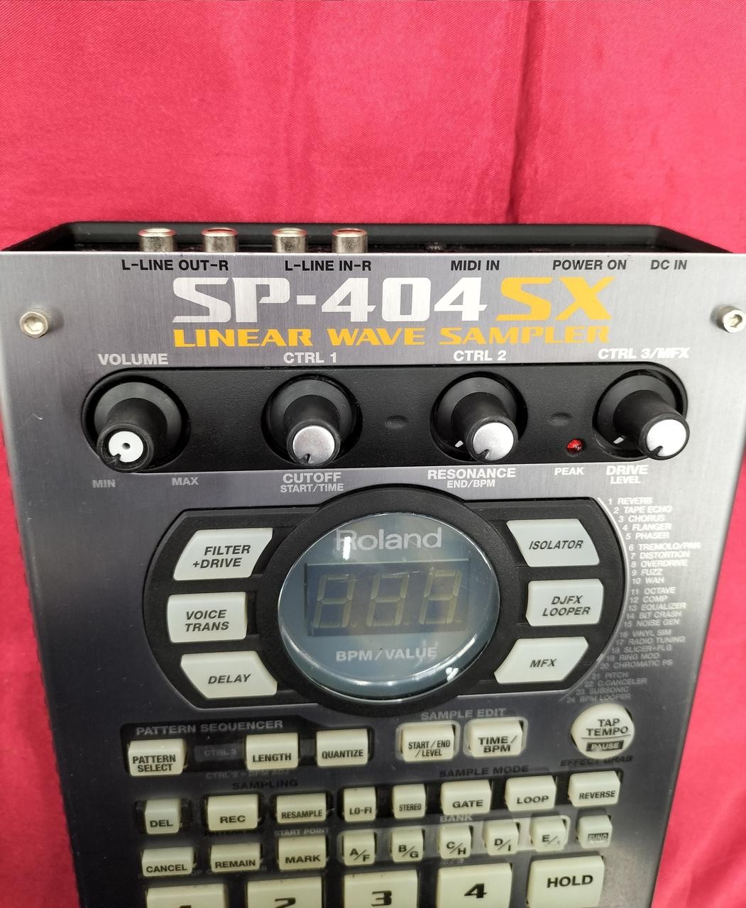 Roland SP 404 SX Sampler Music Studio Portable Handheld Authentic Gear