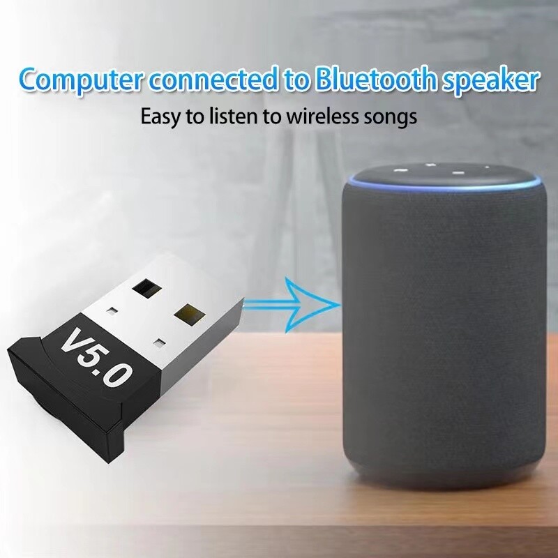 USB Bluetooth 5.0 Wireless Dongle Adapter Receiver For Windows PC Real 5.0 USA