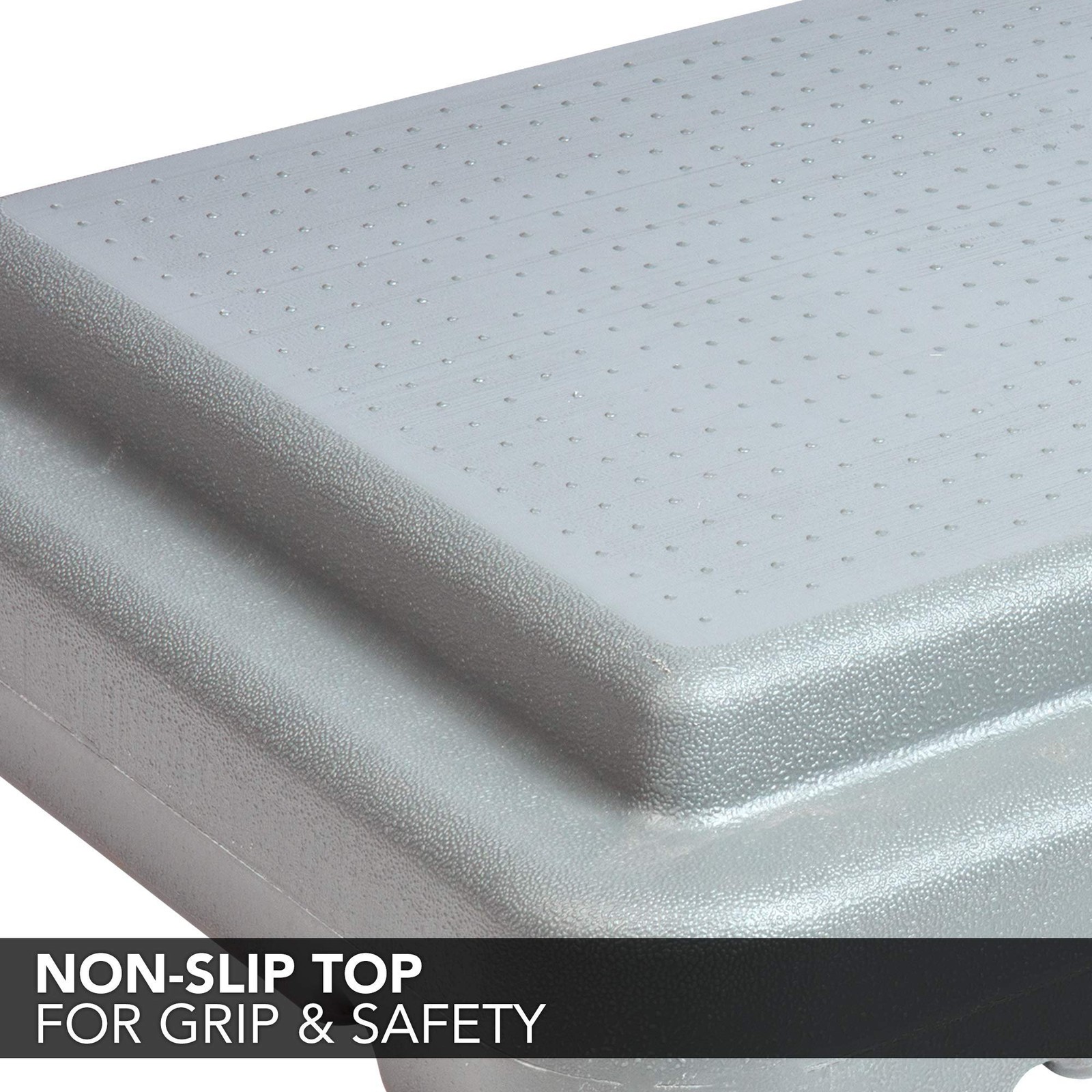 4 Inch Stackable Aerobic Exercise Platform NonSlip, Nonskid Surface