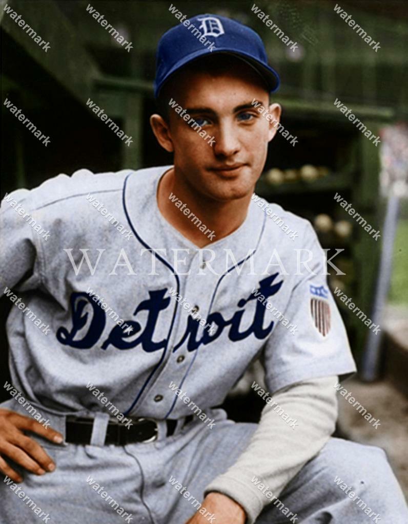 EK865 Billy Pierce Detroit Tigers 1945 Baseball 8x10 11x14 16x20 Colorized Photo