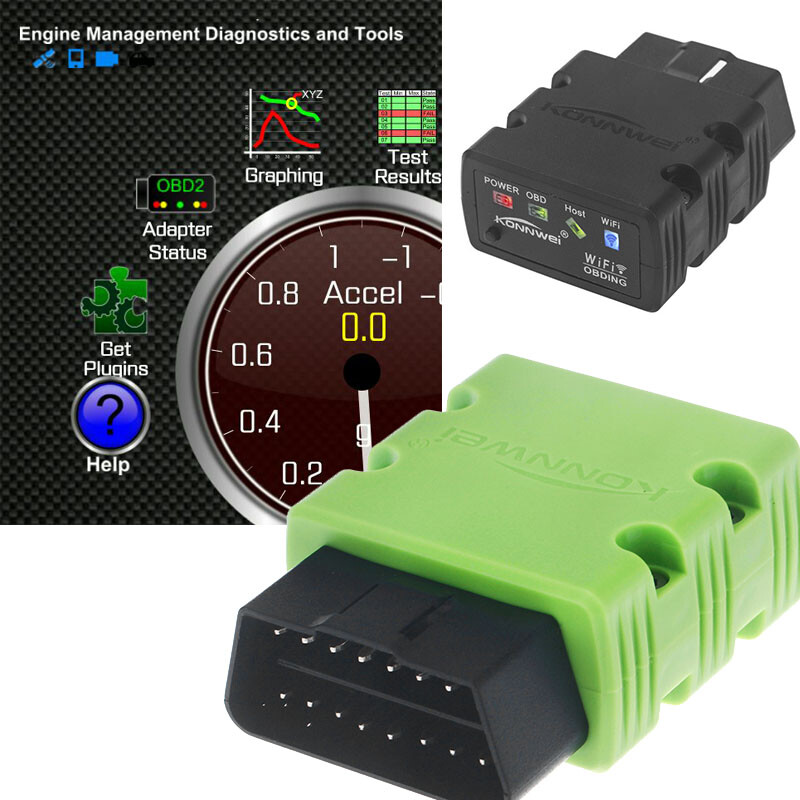 Bluetooth 4.0 ELM327 OBD2 Car Code Auto Reader Scaner For IOS iPhone Android USA