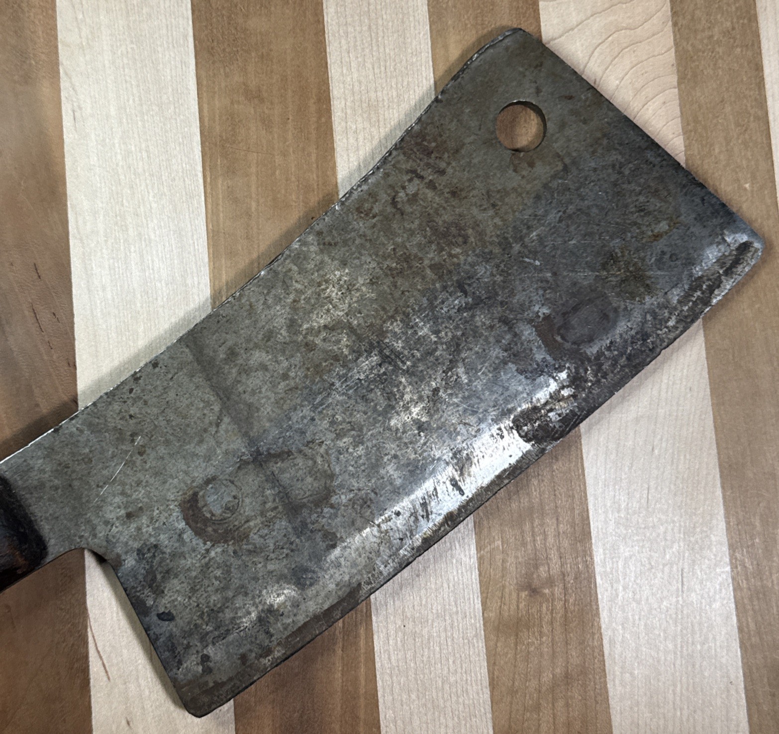 Foster Bros Vintage Solid Steel 2190 Meat Cleaver