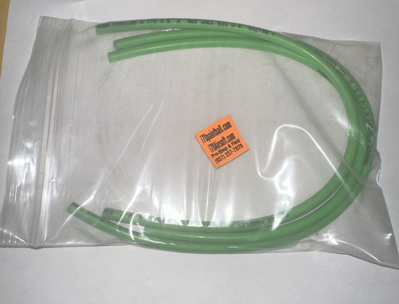 NEW Paintball Marker Macroline Macro Line Air Hose - 14 inch 3 Pack - Green