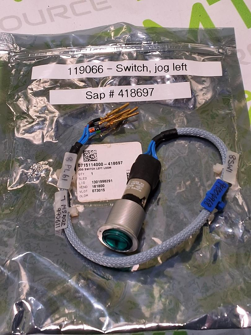 UNIVERSAL INSTRUMENTS 119066 JOG SWITCH LEFT