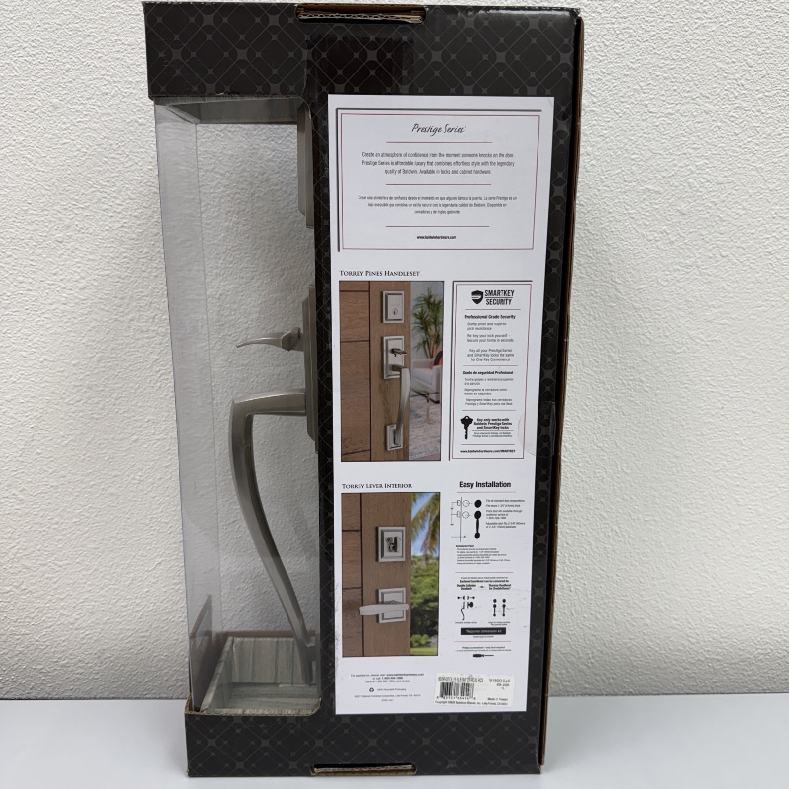 Baldwin 180TPHXTOL-SLB Entry Door Lock