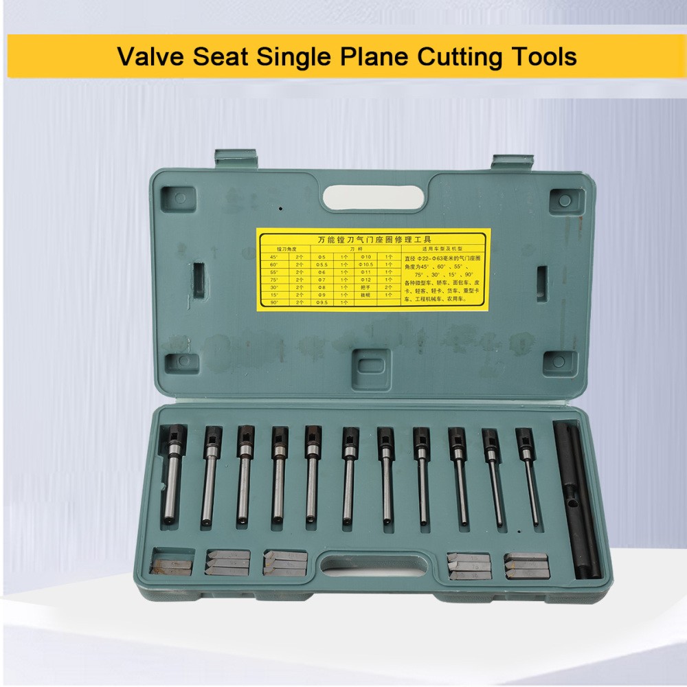28PCS Valve Seat Set Boring Cutters Valve Grinding Tool  For Car Pickup Truck