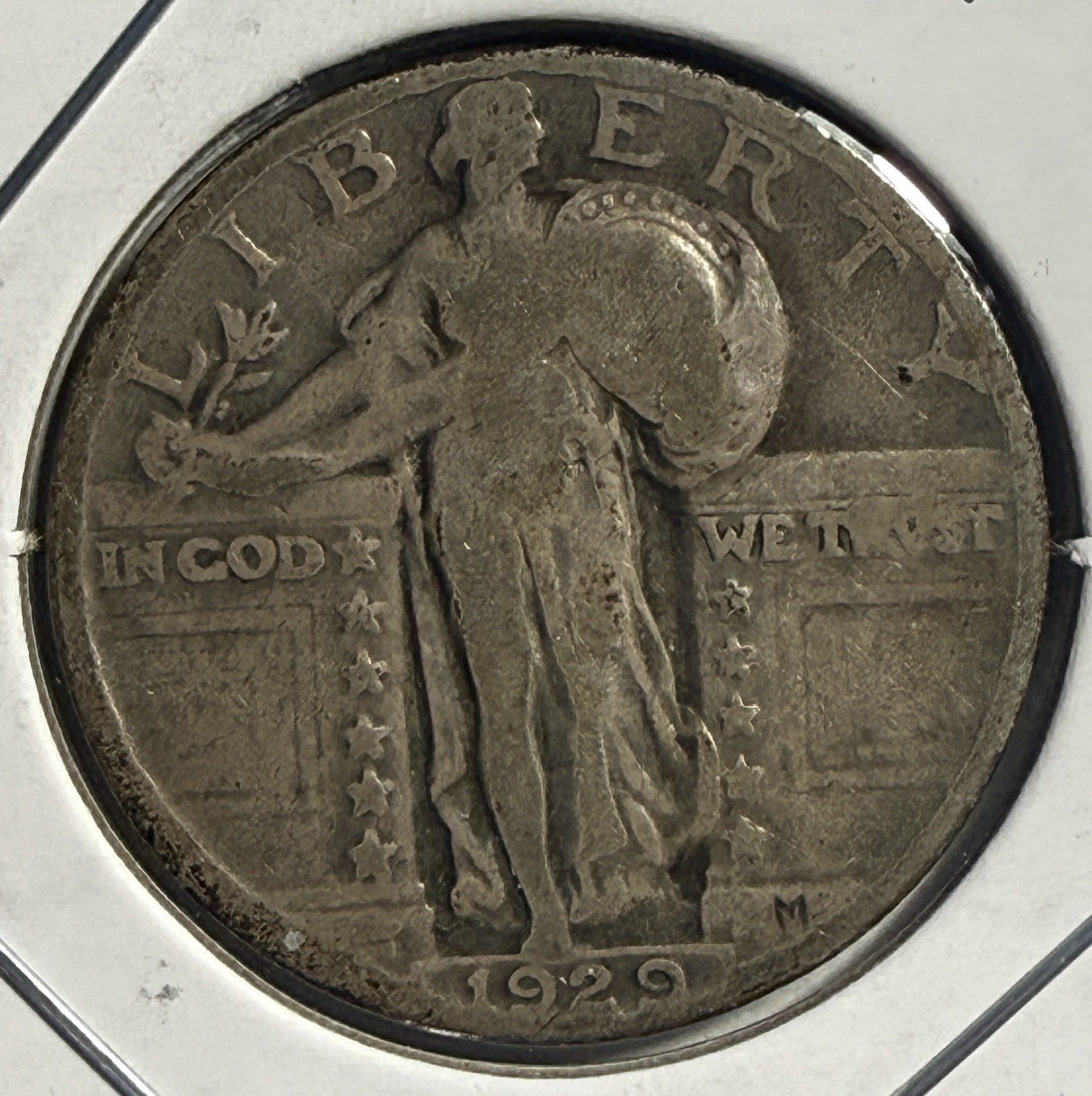 1929-P Standing Liberty Quarter - Silver Coin - FREE SHIPPING - (34-26)