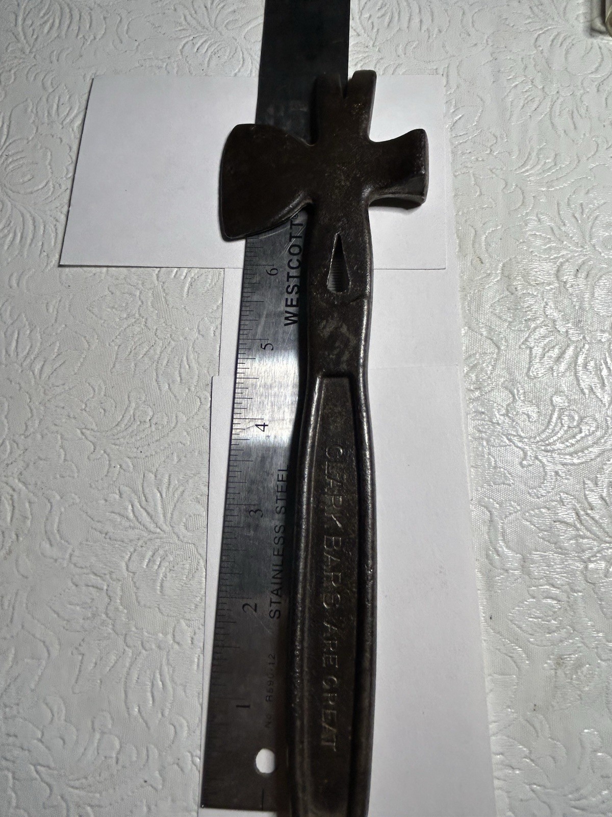 CLARK BARS ARE GREAT Advertising Craters Hammer Tool Nail Puller
