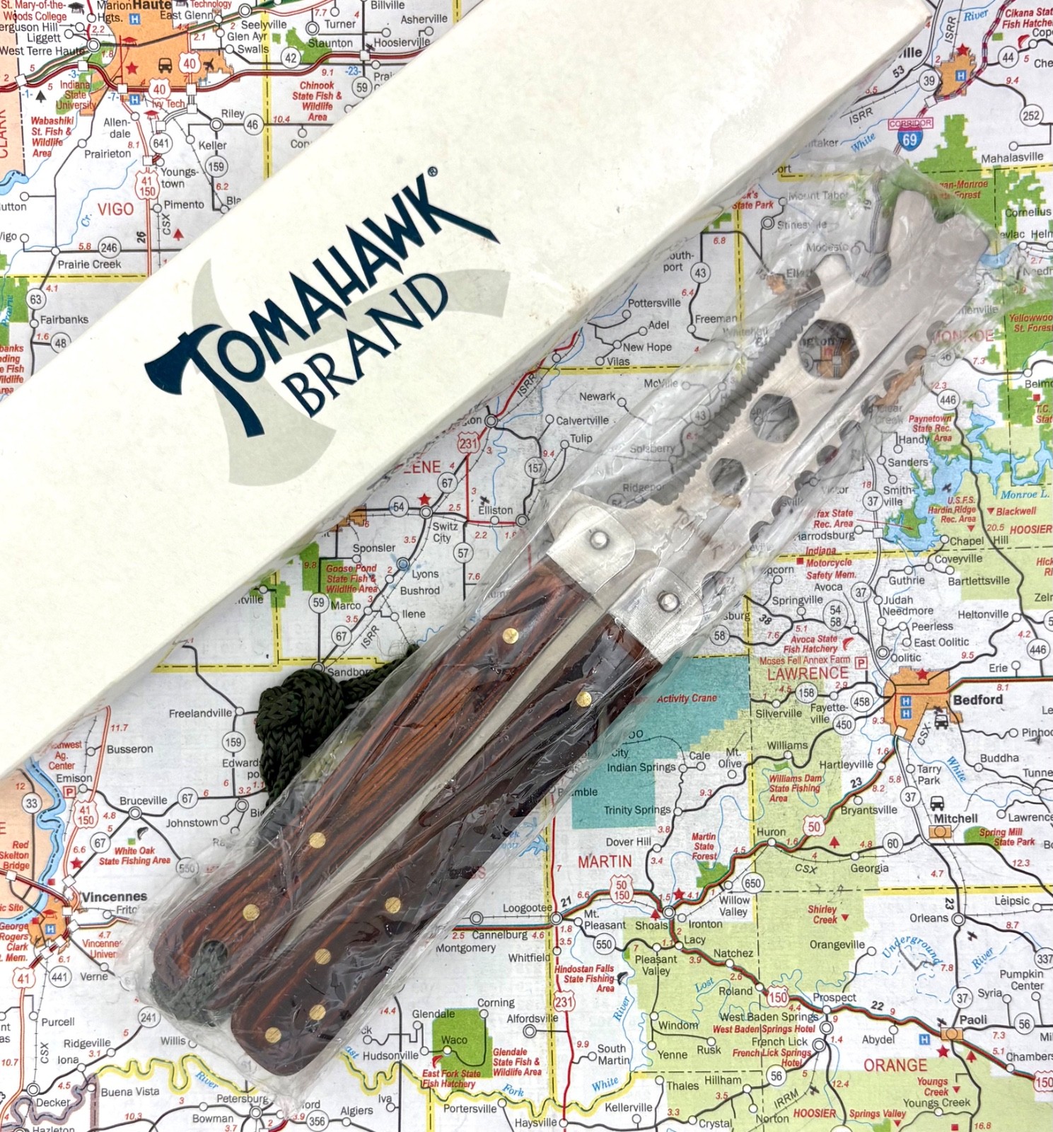 Tomahawk Brand Butterfly Style Multi-Tool Survival Camping New in Box