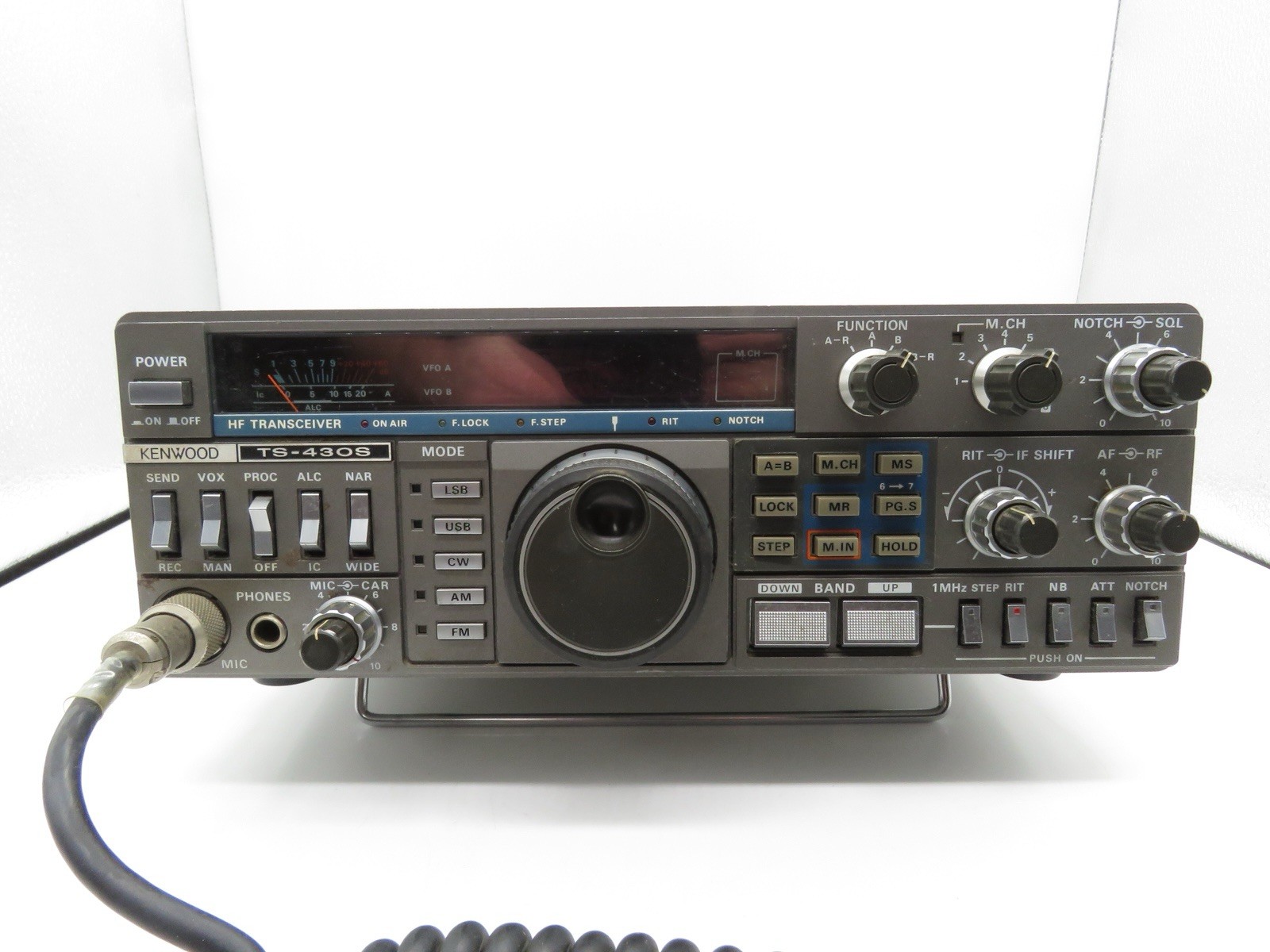 Kenwood TS-430S Transceiver TS-430S w/ MC-43S Mic, Power Cable