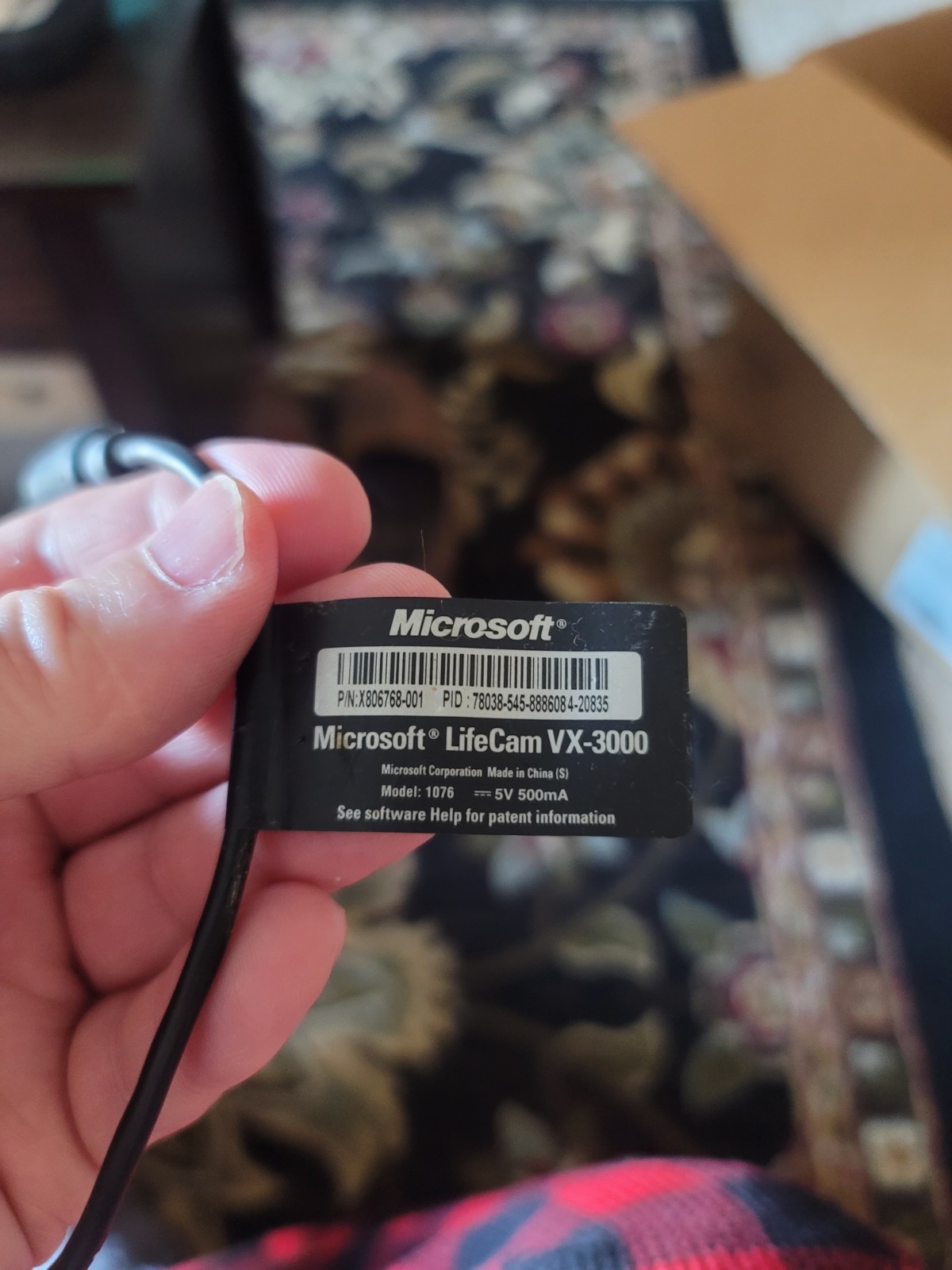 Microsoft LifeCam VX-3000 Web Cam