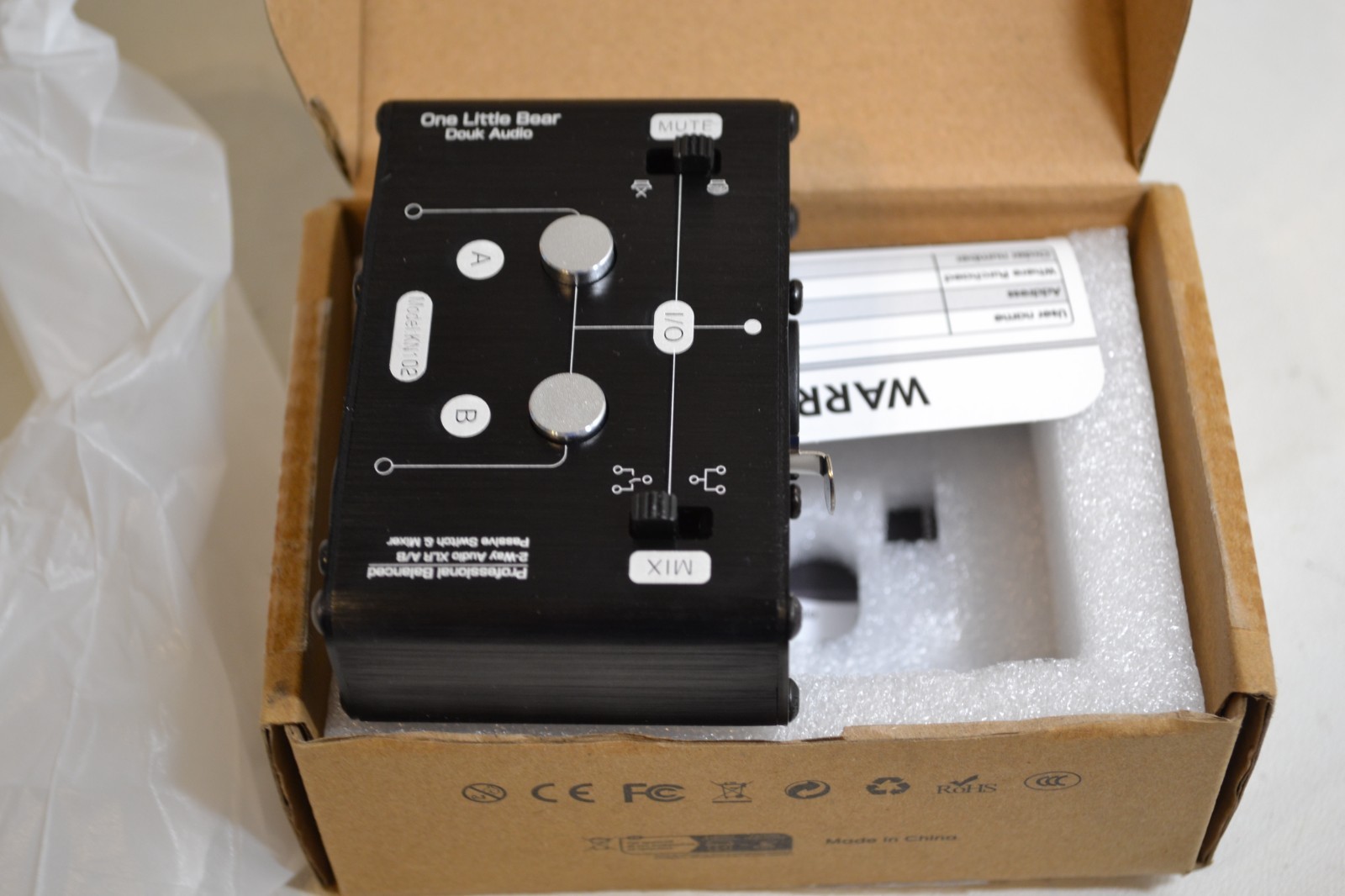 One Little Bear Douk Audio Passive Switch & Mixer