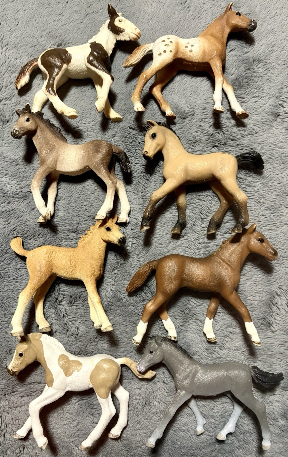 Schleich Assorted Models Lot of 8 Foal Figurines FREE SHIPPING #8