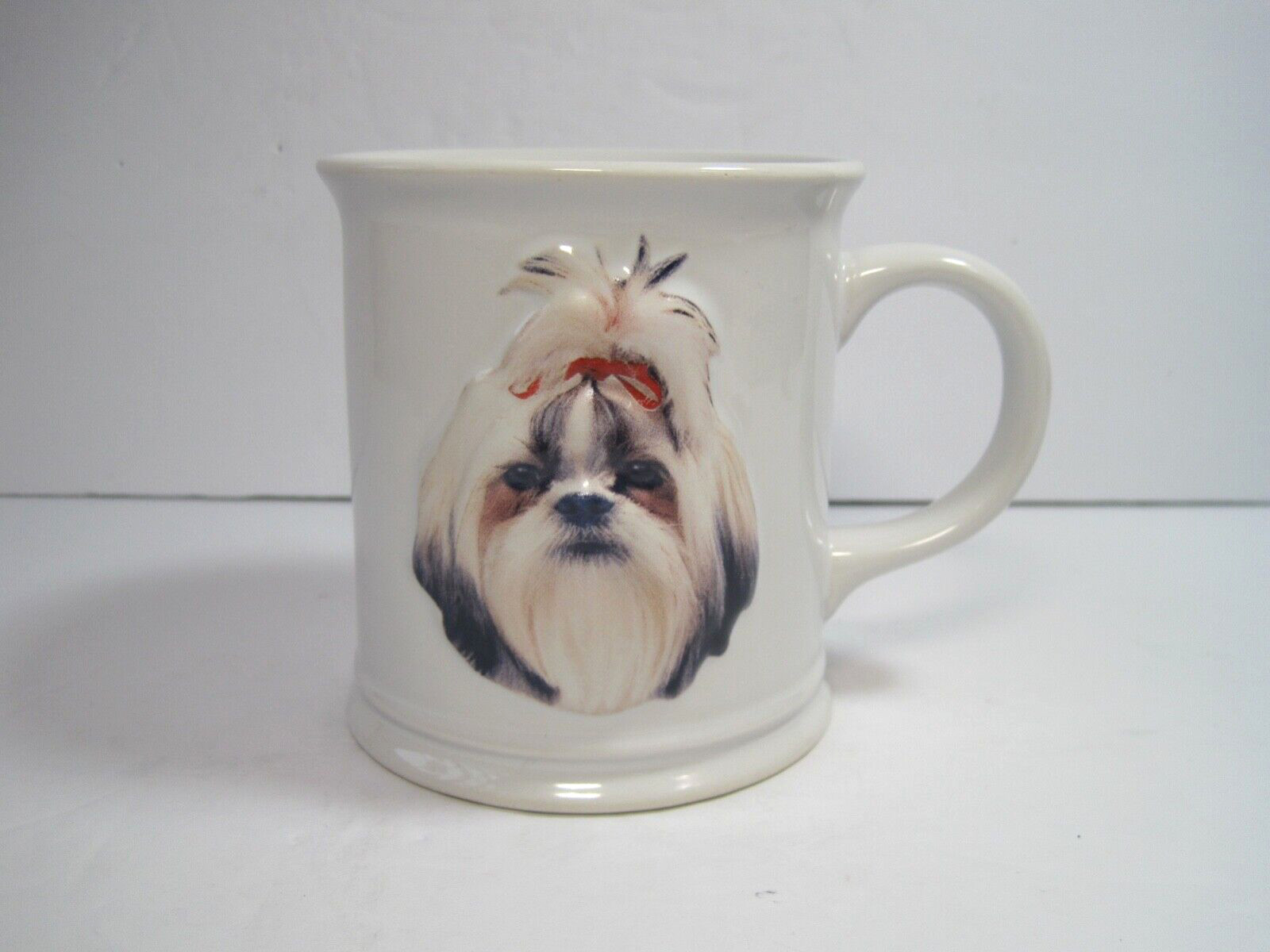 Xpress Best Friend Originals 3D Shih Tzu Dog Ceramic Tea Coffee Mug  4" H 3.5" W
