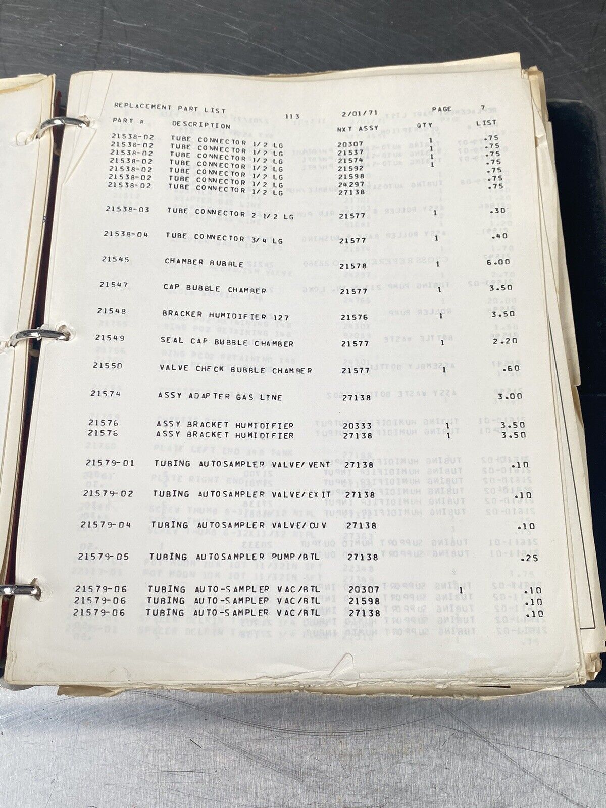 Instrumentation Laboratory Inc. Radiometer - Users Manual / Instructions Book