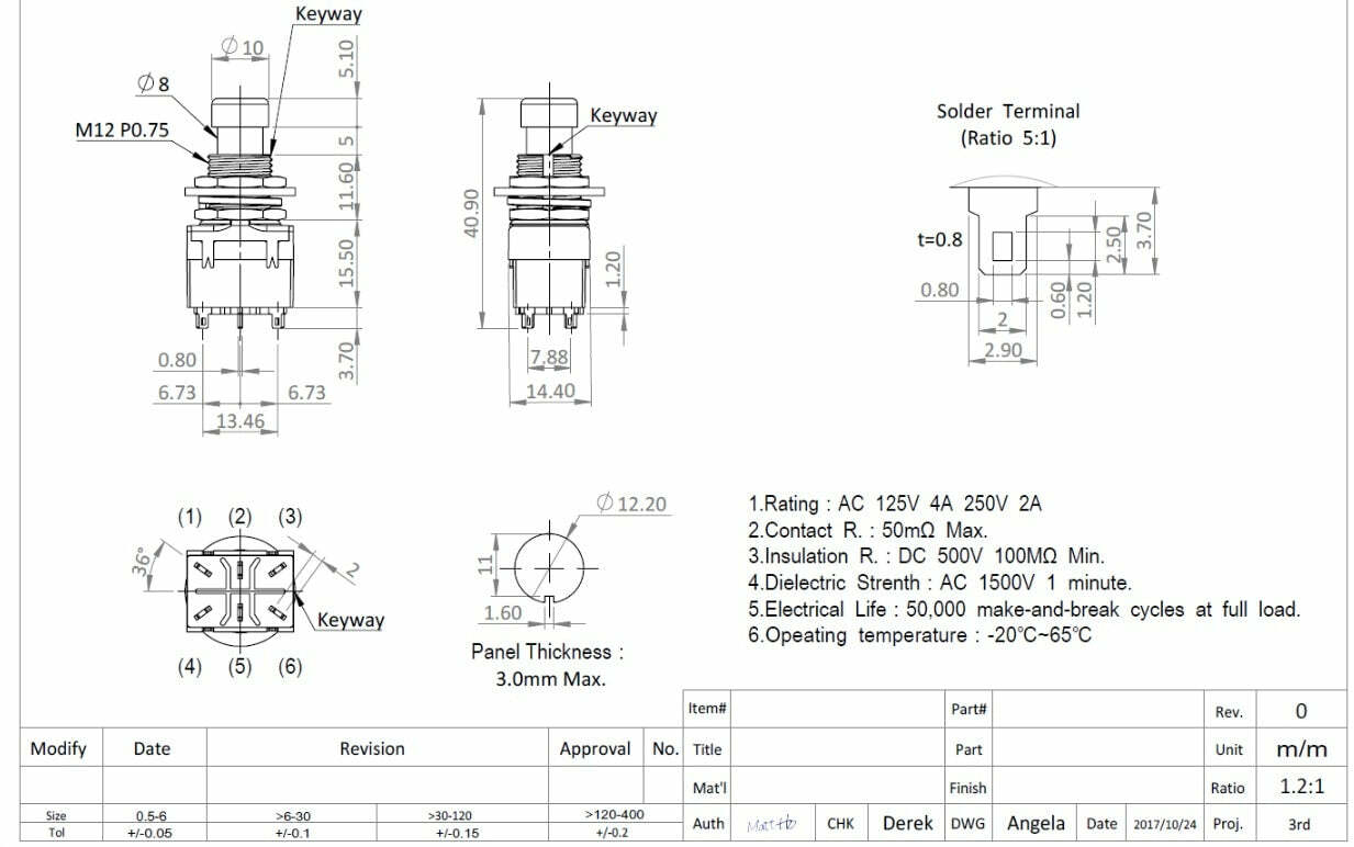 Solo DPDT Footswitch