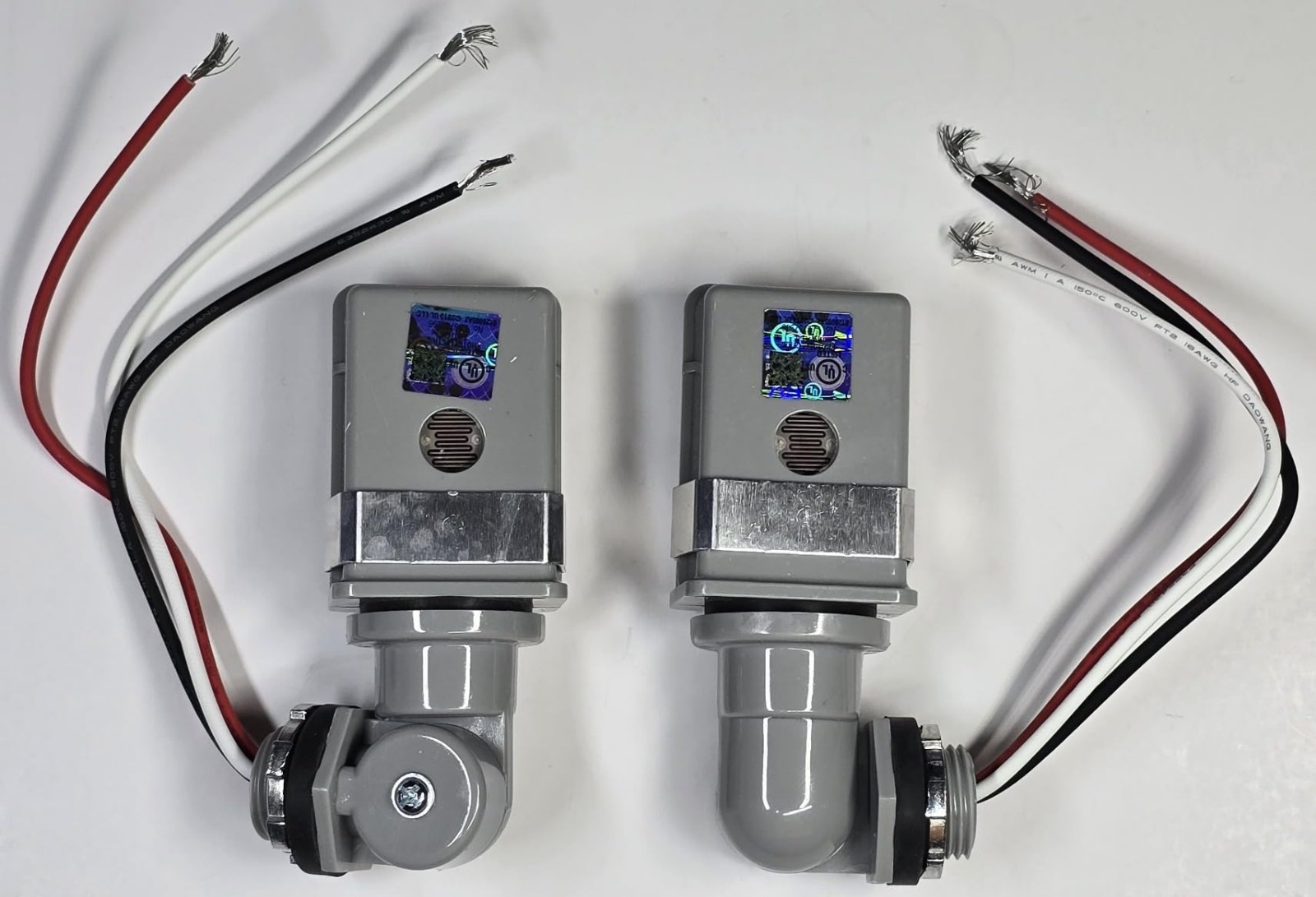 2pc Photocell Sensor 120V Dusk to Dawn Switch IP54 Outdoor Auto Light Control