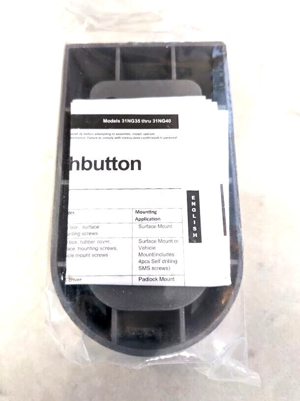 Key Push Button Lock Box, 5-Key Capacity, Surface Mount Security