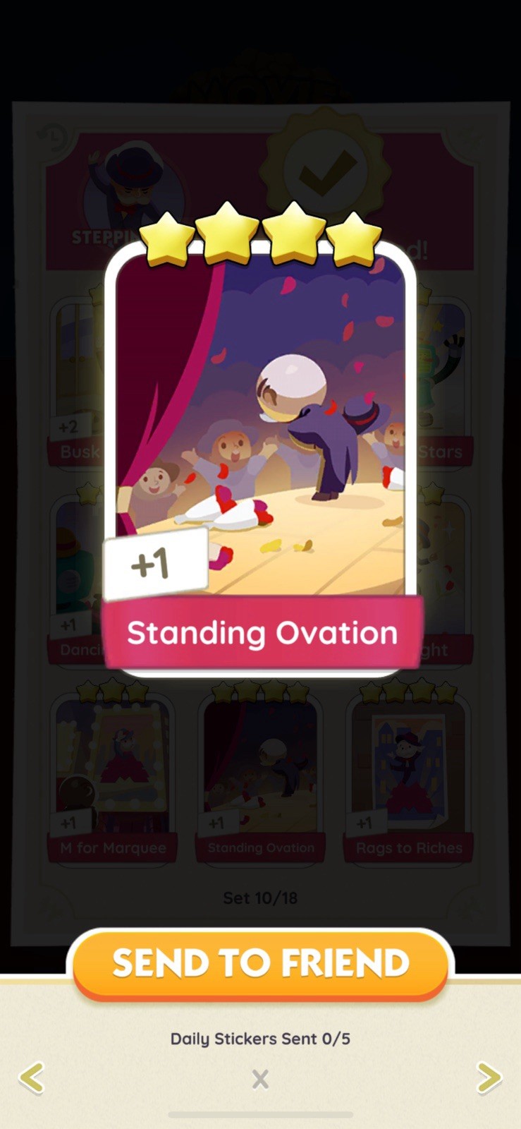 Standing Ovation - Stickers - 4 ⭐⭐⭐⭐ - Set 10 ⚡️ FAST DELIVERY ⚡️