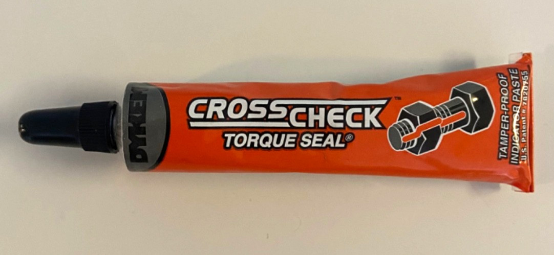 Dykem Cross Check Tamper Proof Torque Stripe Seal Indicator Paste Marker Orange
