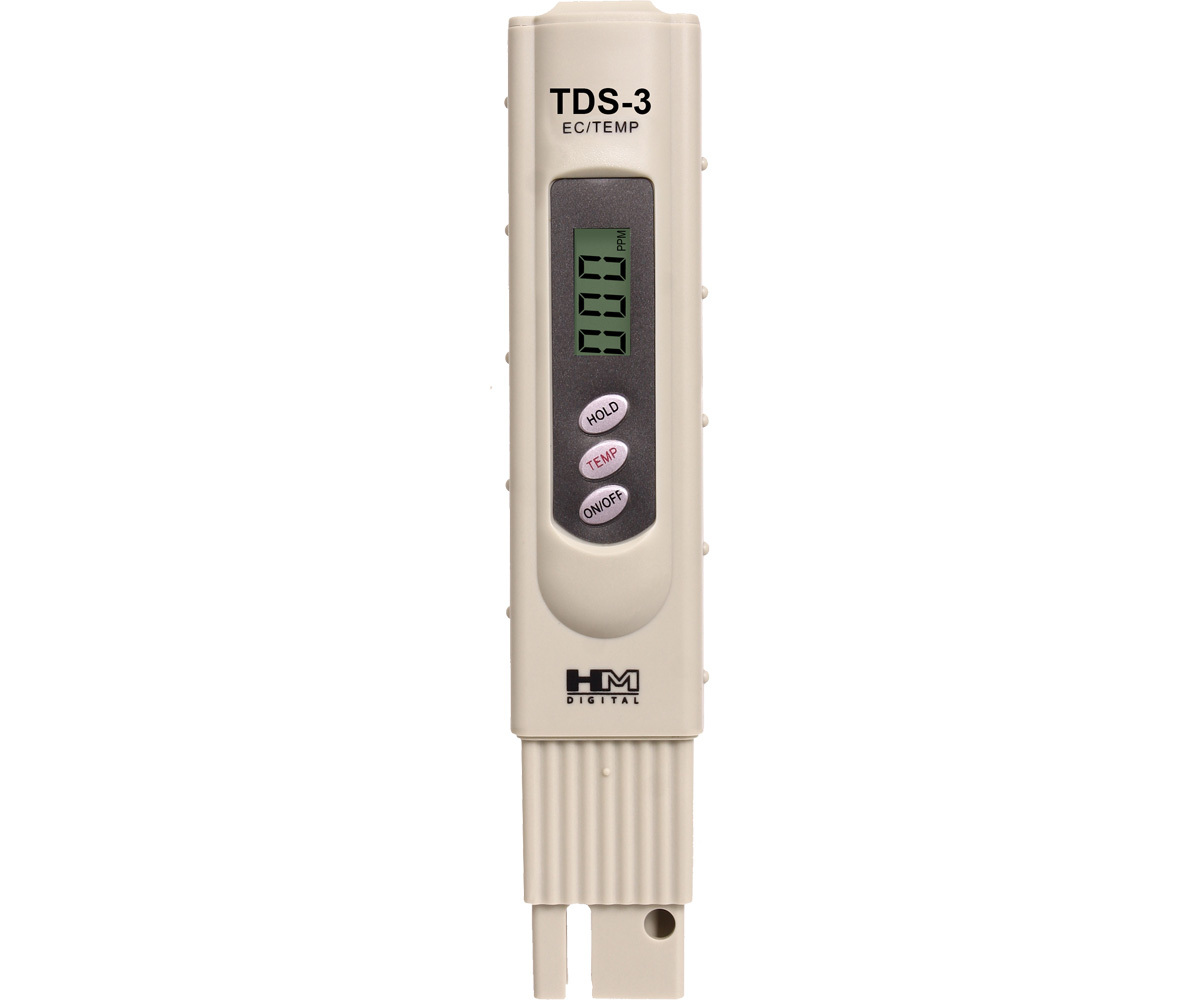 HM Digital TDS-3 Handheld TDS Meter SAVE $$ W/ BAY HYDRO $$