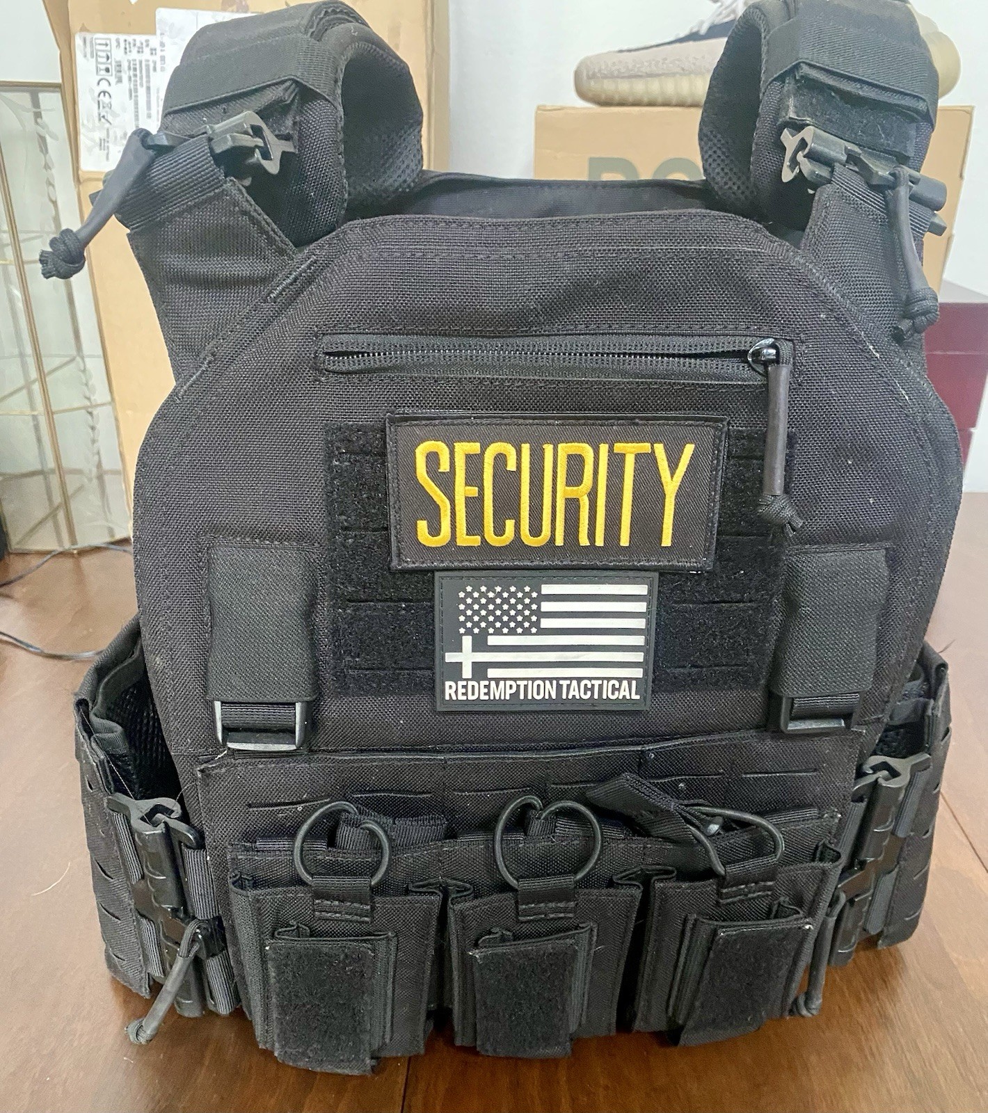 Redemption Tactical Crusader 2.0 Plate Carrier Black 1 Size Adjustable Security