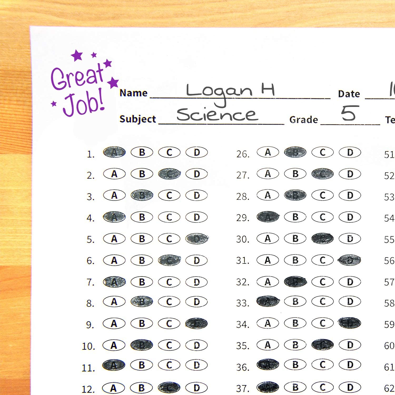 Custom Product Solutions Great Job! for Students 2000 Plus Inking Teacher Sta...