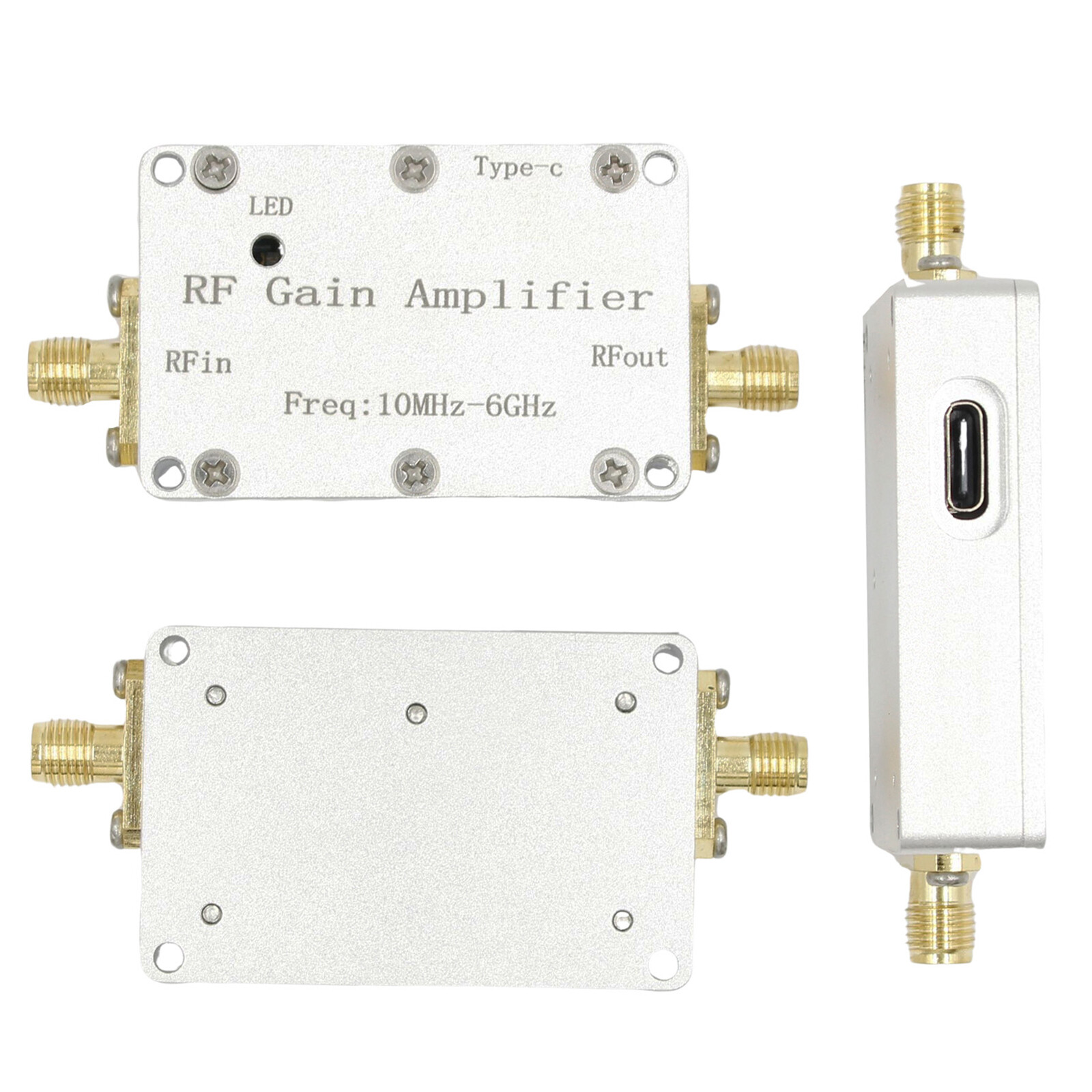 10M-6GHz RF Amplifier 10dB High Gain Driver Receiving Amplifier Module HOT