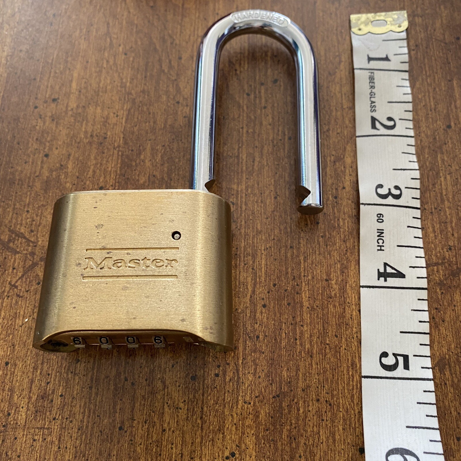 Master Combination Brass Padlock (Used with Visible Markings)