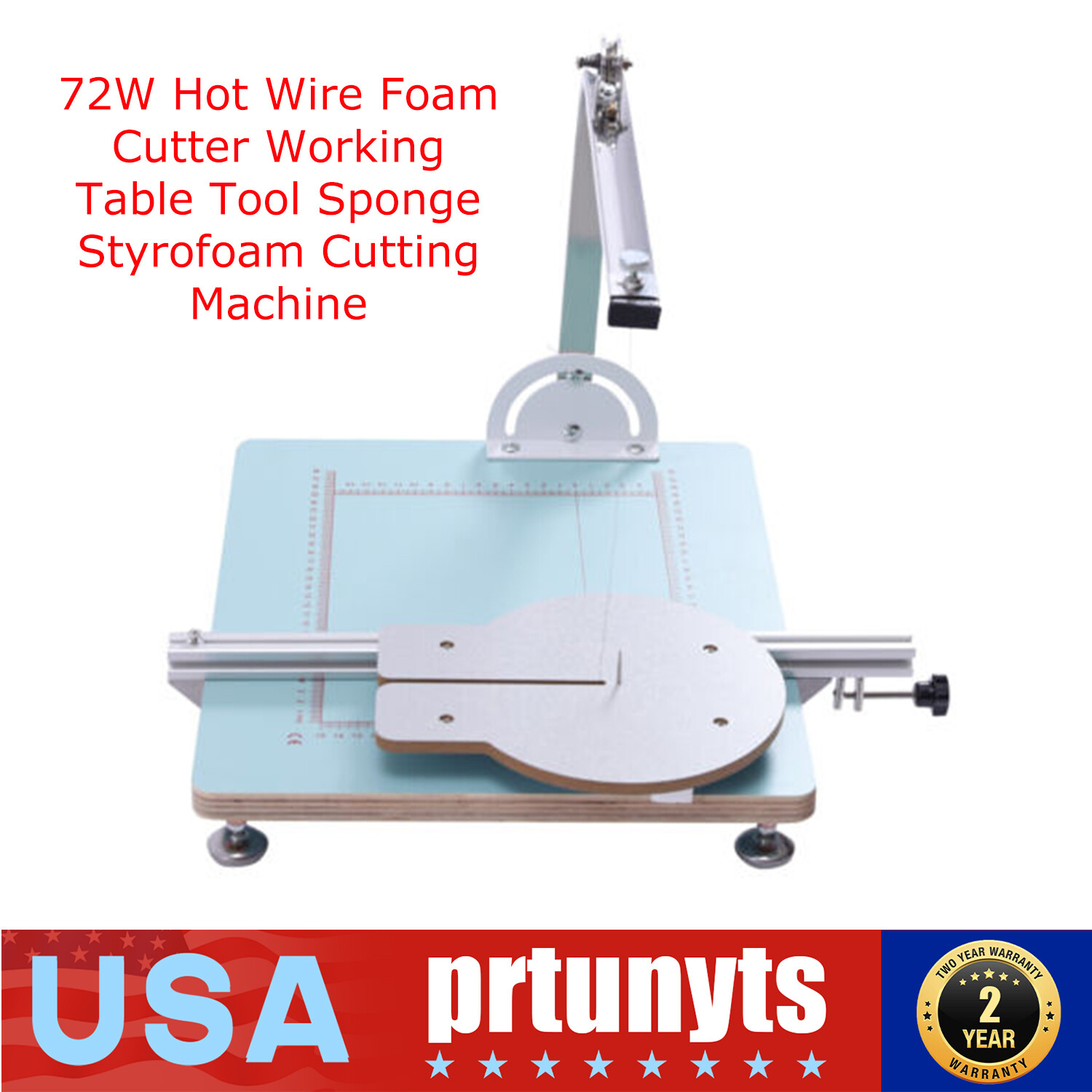 72W Hot Wire Foam Cutter Working Table Tool Sponge Styrofoam Cutting Machine HOT