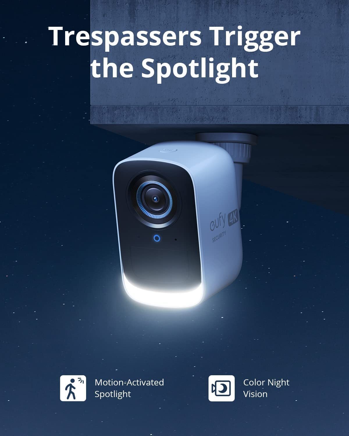 eufy eufyCam S300 4K Outdoor Camera Wireless Security System 4-Cam Kit|Refurbish