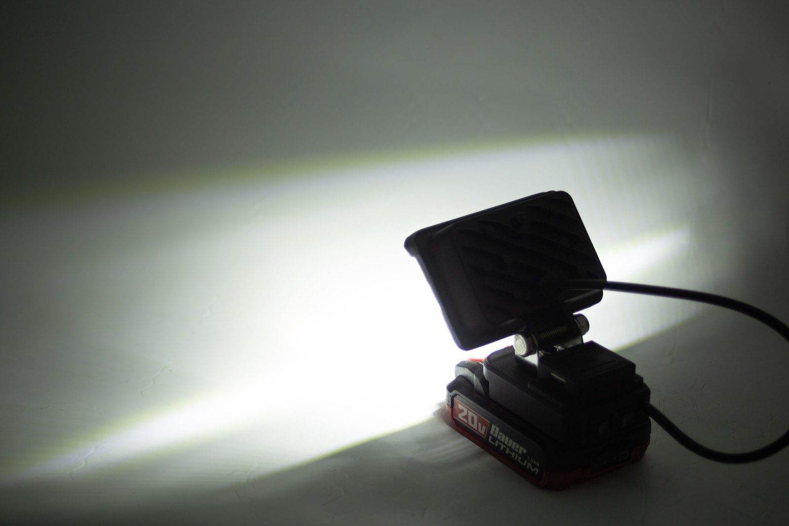 LED Work Light For Bauer 20V Li-Ion Battery Foldable Compact Job Site Light