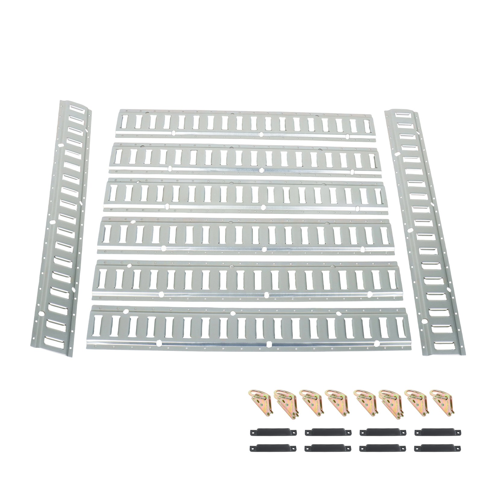 Universal 24 Pack 3' E Track Tie Down Rail System New For Trucks Trailers