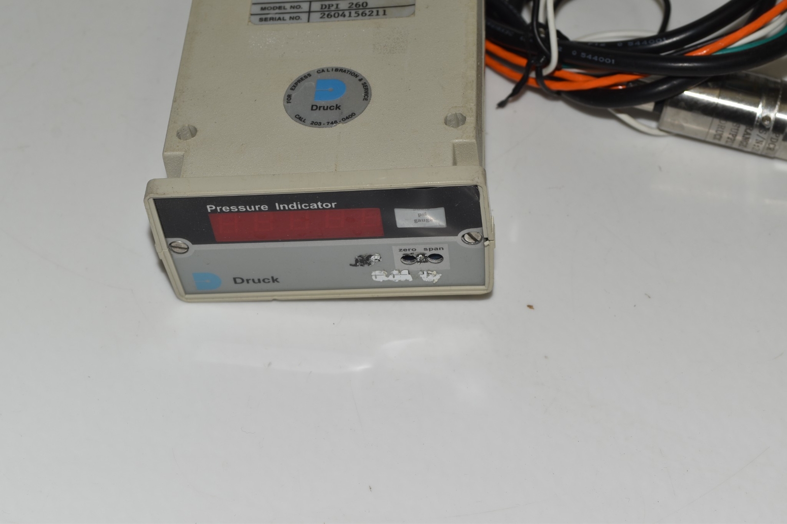 DRUCK PRESSURE INDICATOR MODEL DPI260 (MAJ41)
