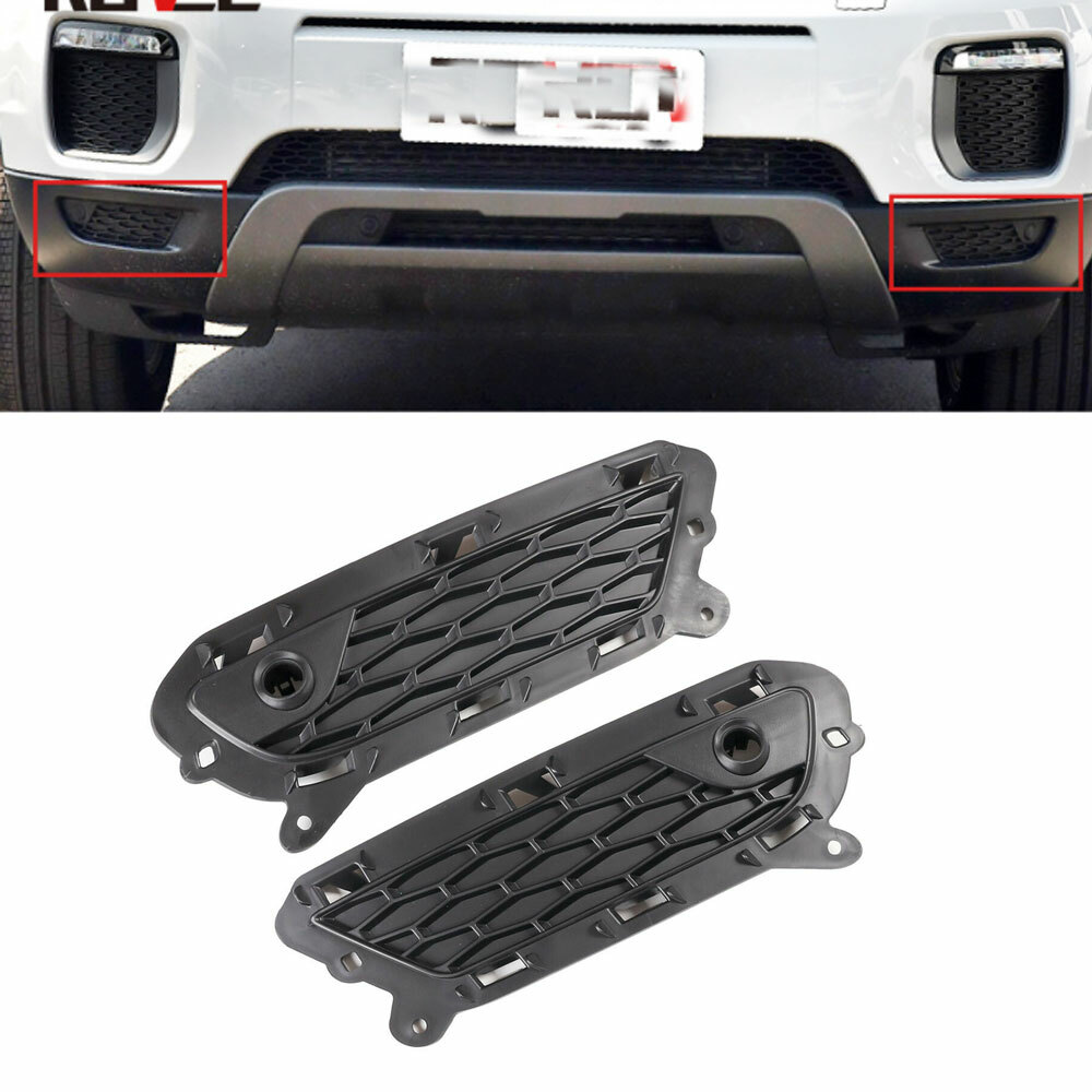 2PCS Front Bumper Lower Trim Bezel Grille For Range Rover Evoque 16-19 LR074224