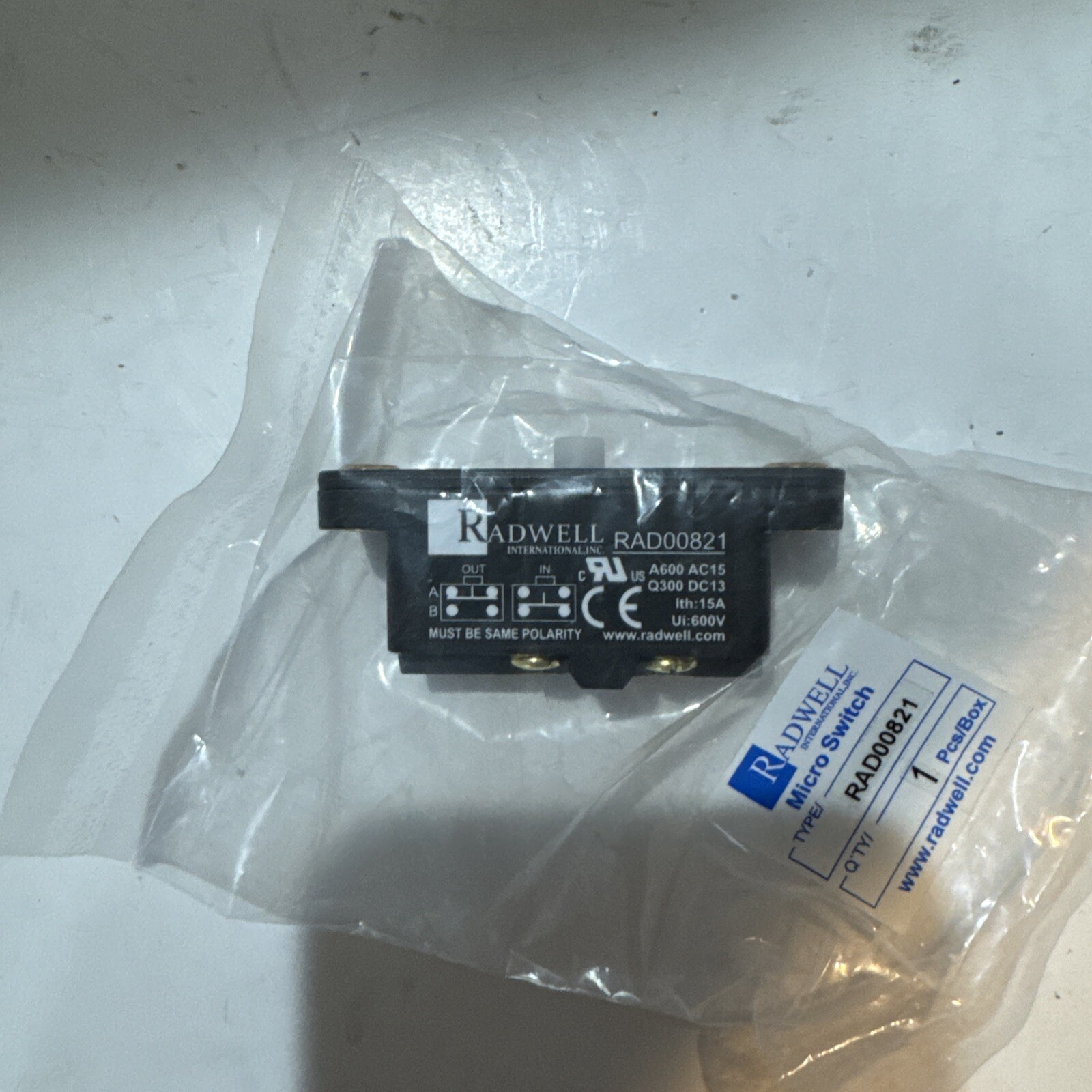 RADWELL RAD00821 / RAD00821 NOS