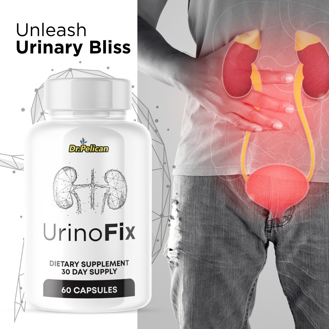 UrinoFix- Support Supplement for Men - Urinary & Bladder Health-2 Bottles