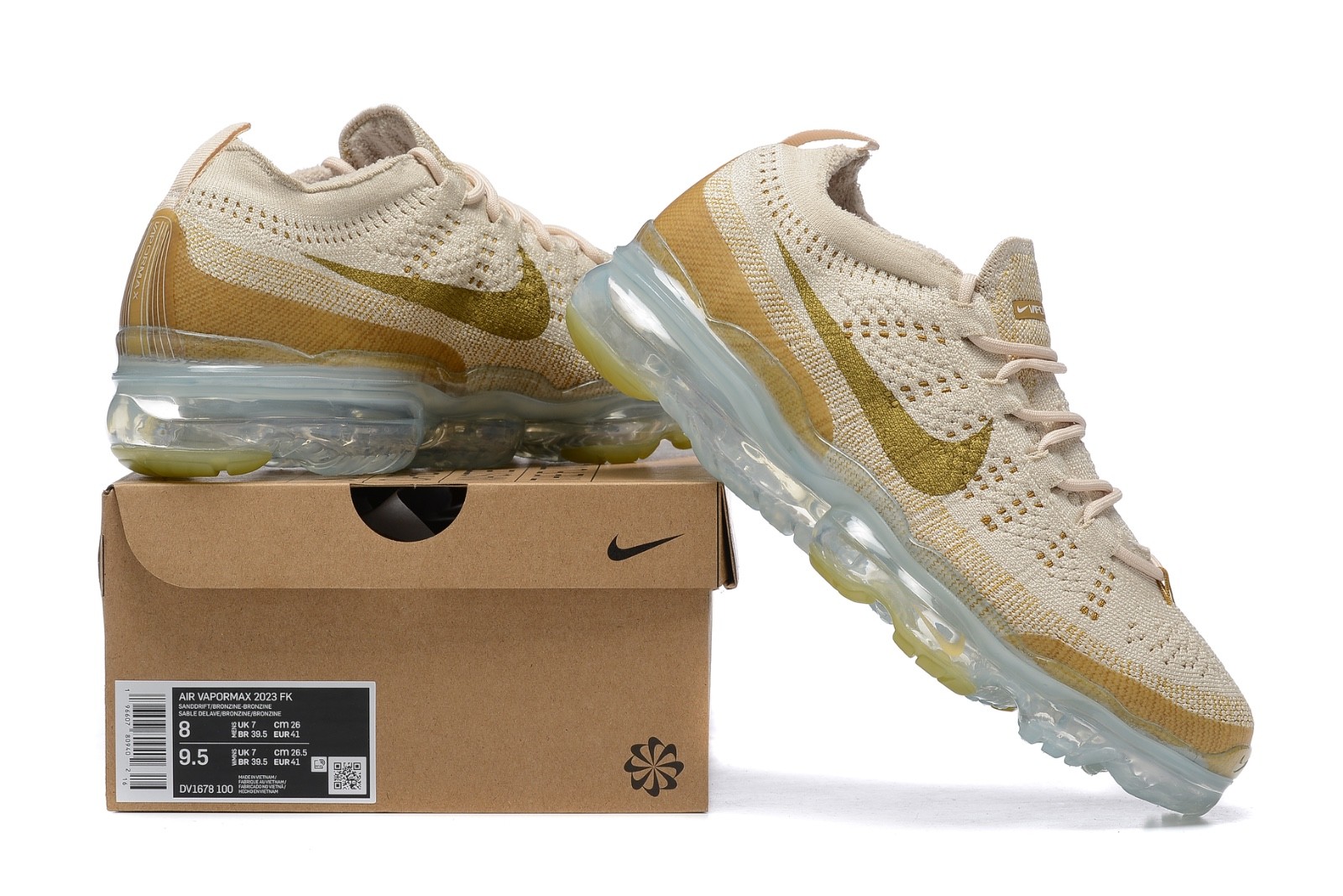 Men Nike Air VaporMax 2023 Flyknit 'Sand Drift'