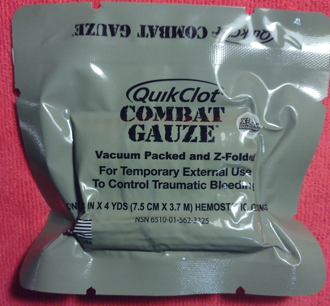 IFAK JFAK COMBAT MEDIC EMT RESCUE QuickClot COMBAT GAUZE Bleed Control 9-24-2030