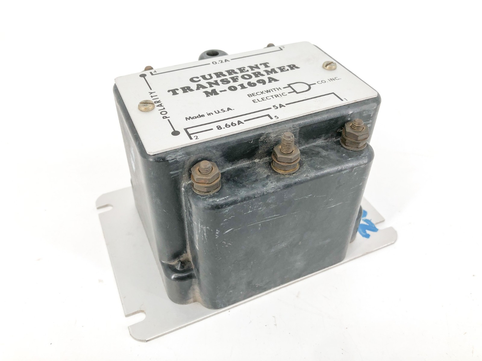 New Beckwith Electric M-0169A Current Transformer 5A or 8.66A to 0.2A - No Box