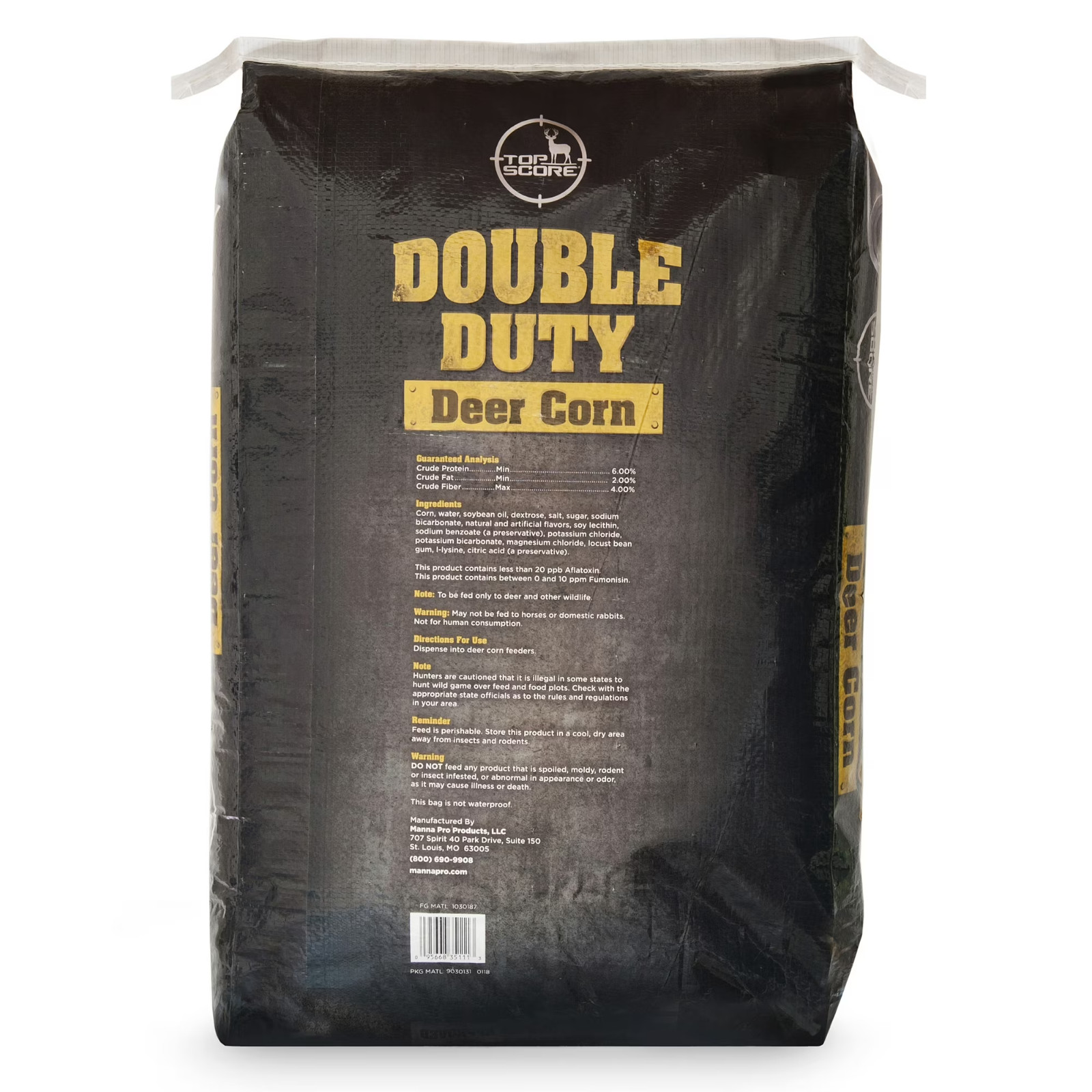 (4 pack) Manna Pro Top Score Double Duty Deer Corn - 35lb