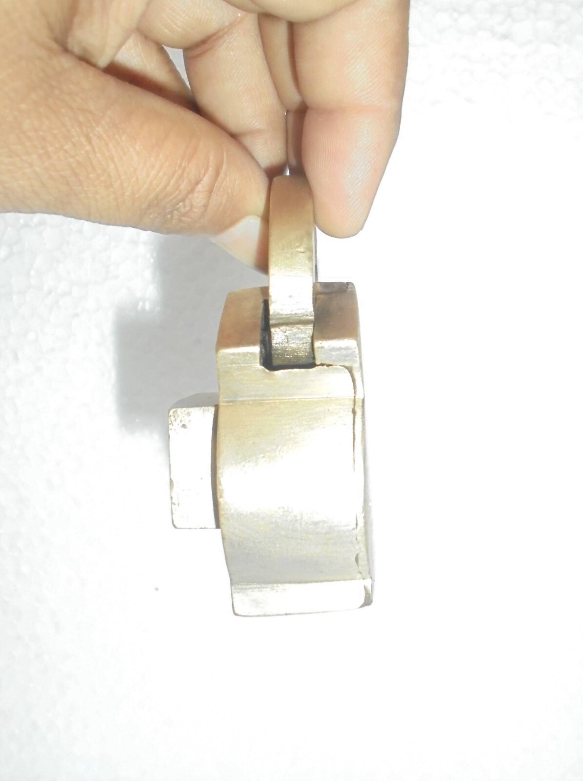 Vintage Brass Sun Engraved Handcrafted Fine Quality Solid Heavy Padlock