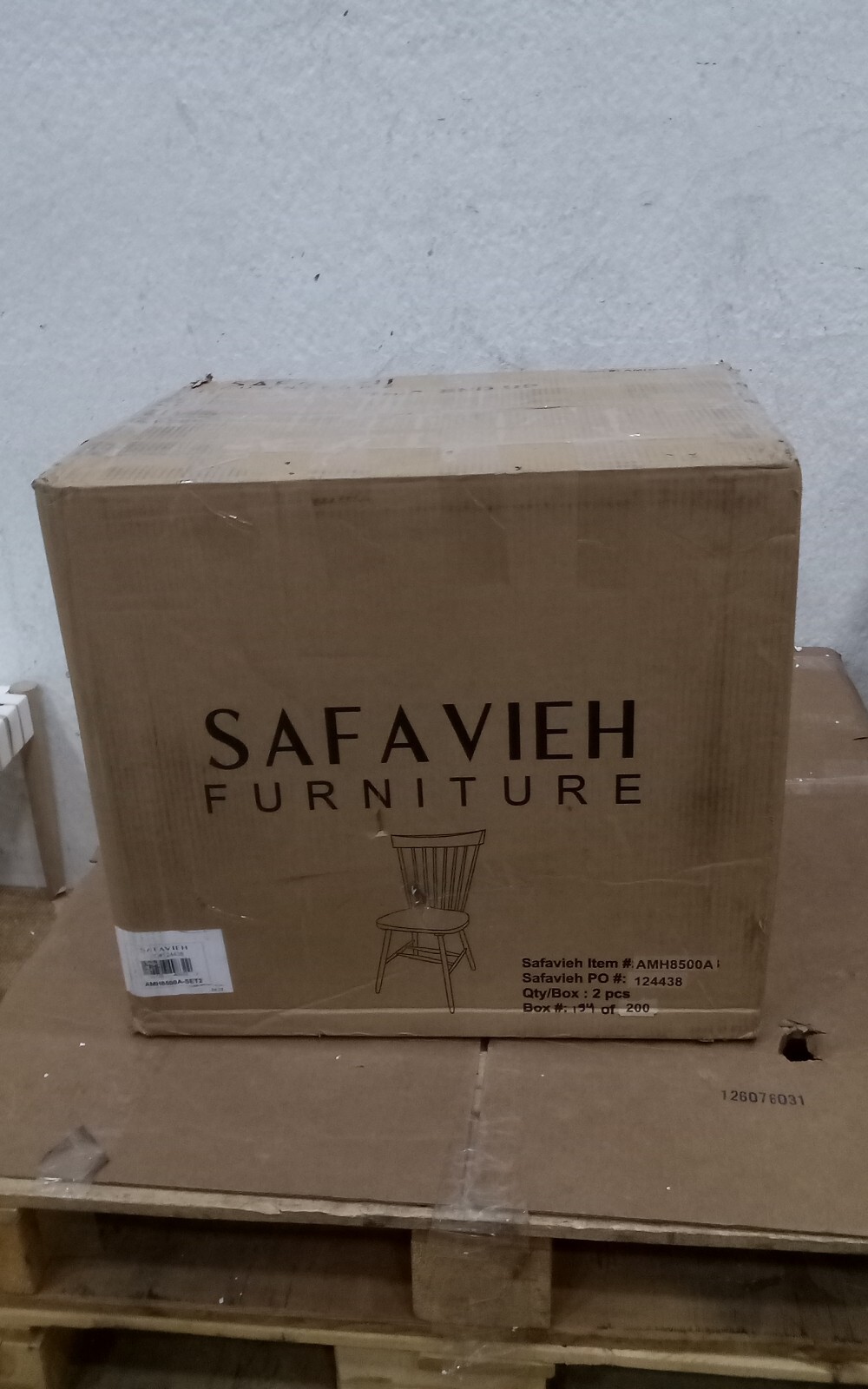 Safavieh PARKER SPINDEL SIDE CHAIR, Reduced Price 2172725438 AMH8500A