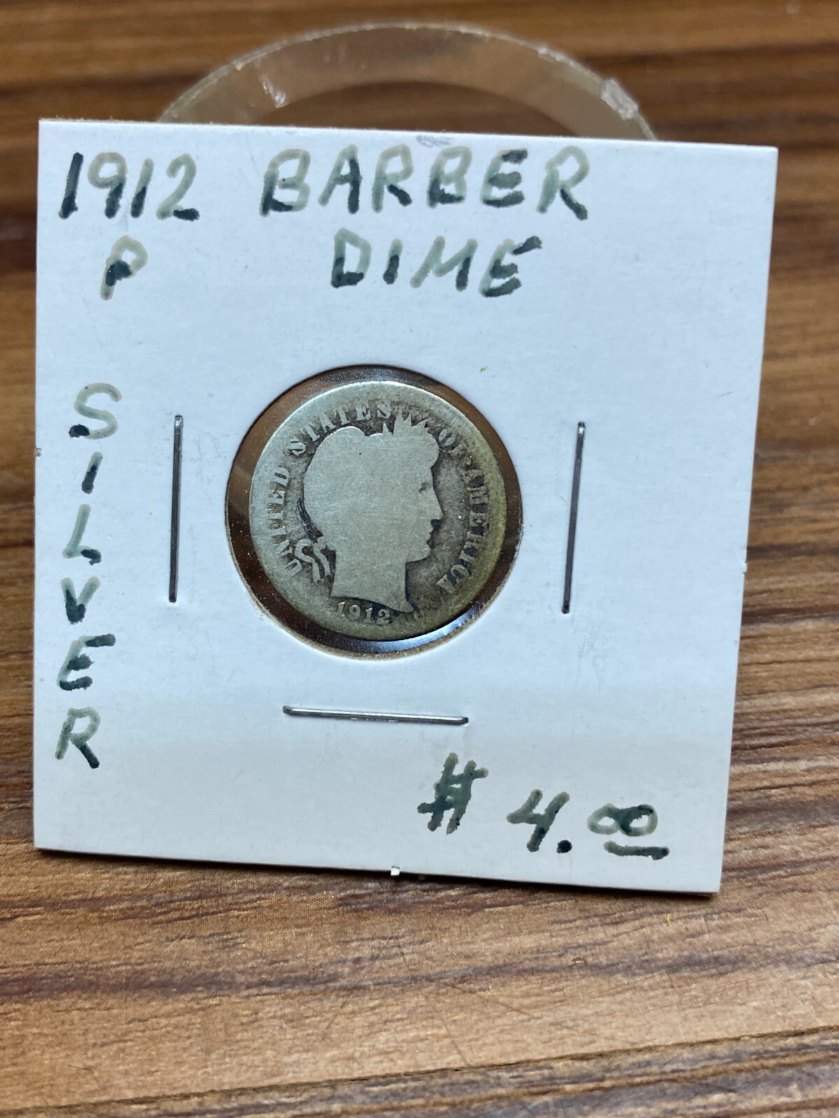 STORAGE UNIT FIND 1912 P Barber Dime Silver 10 Cents