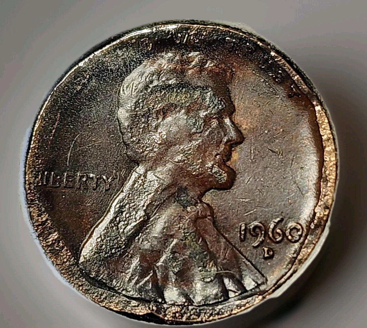 1960 D Major Strike Through Error/variety Must See
