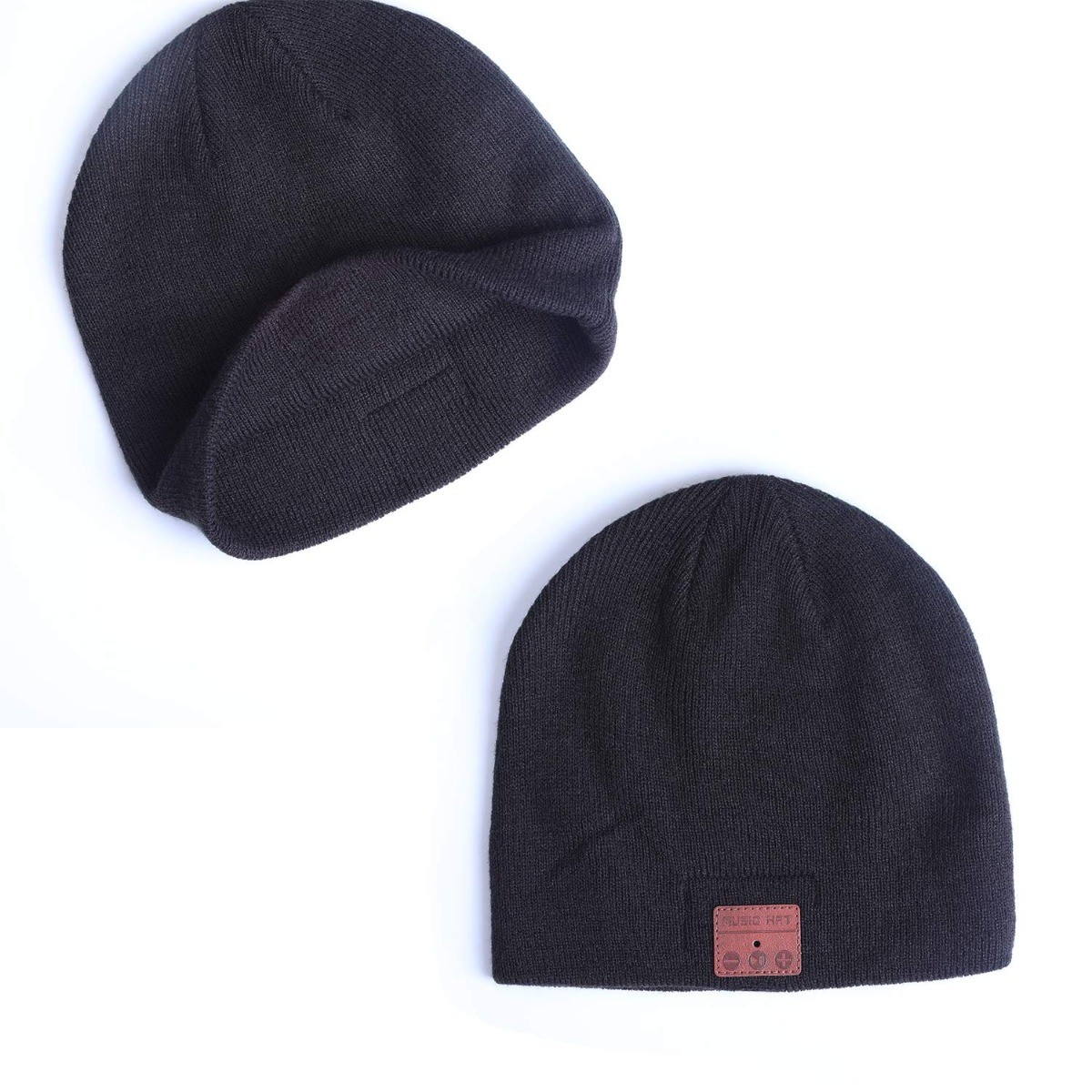 Wireless BT Earmuffs Woolen Hat
