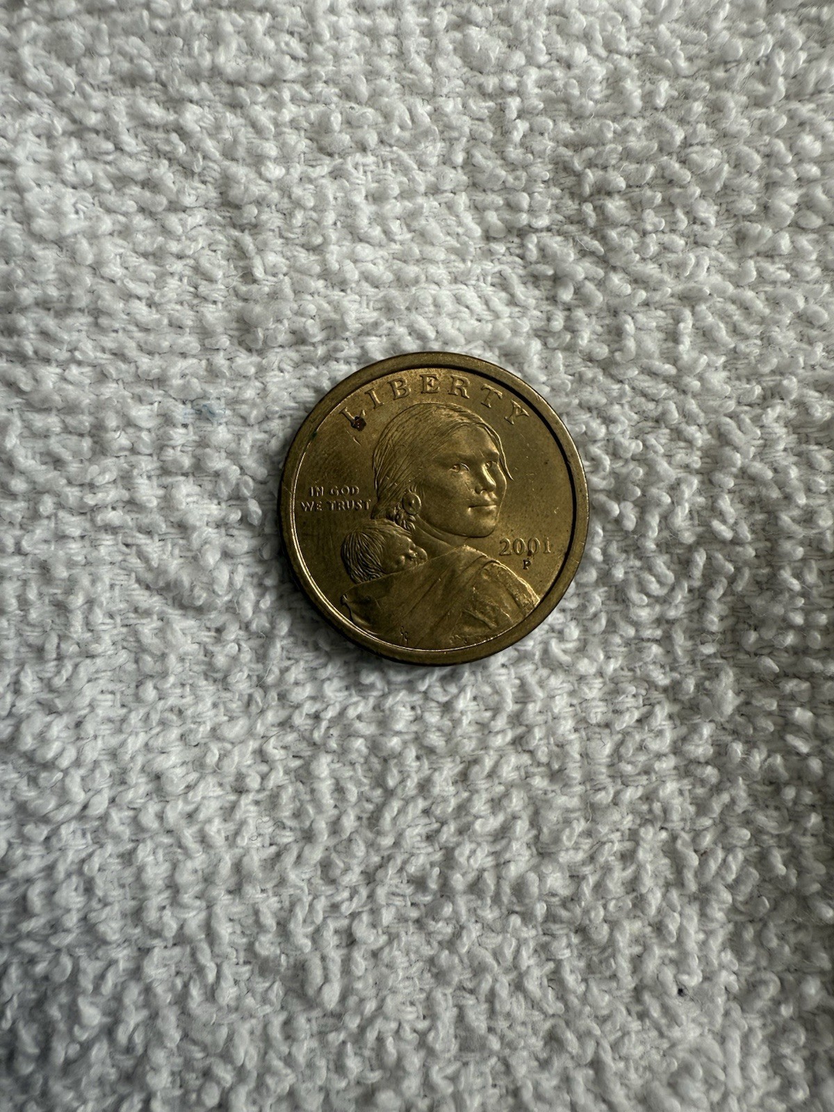 Sacagawea 2001-P coin